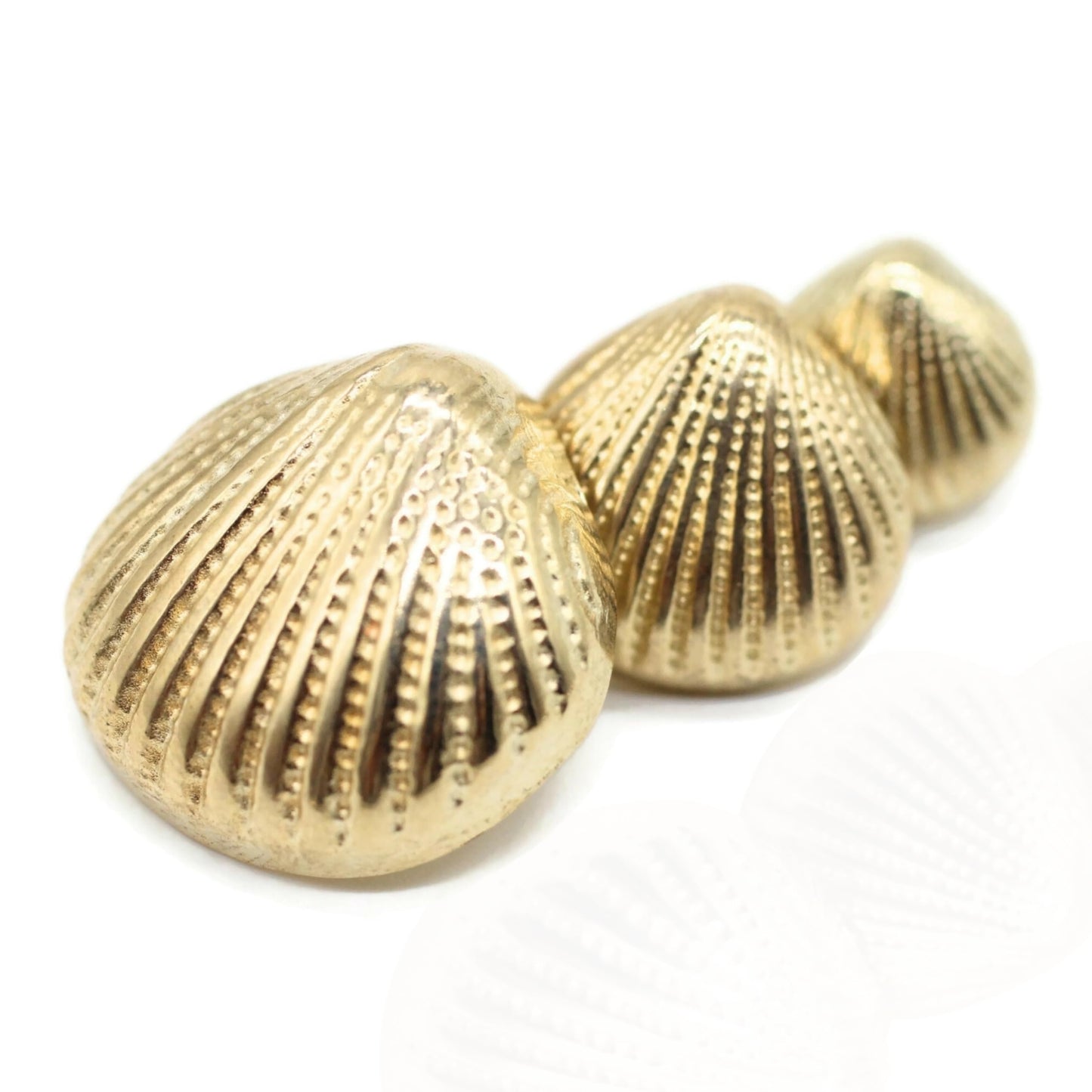 Sea Shell Gold Metal Shank Buttons - 12 Pcs - 3 Size Options - Luxury Sea Shell Metal Shank Buttons for Men Women Blazer Coat Uniform Shirt Suit and Jacket Sewing Craft DIY SHL9831…