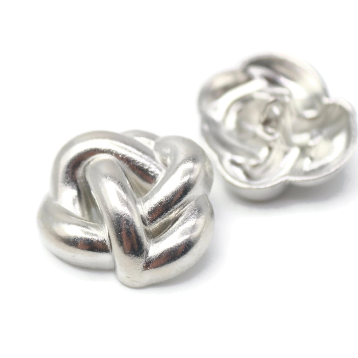 Knot Gold Metal Shank Buttons - 12 Pcs - 4 Size Options - Knot Irregular Metal Shank Buttons for Men Women Blazer Coat Uniform Shirt Suit and Jacket Sewing Craft DIY EM0402