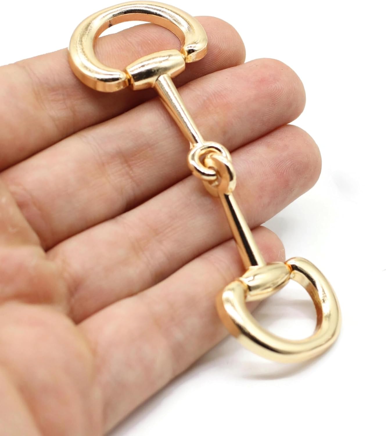 Metal Shoe Buckle - Gold & Black Sewing & Craft