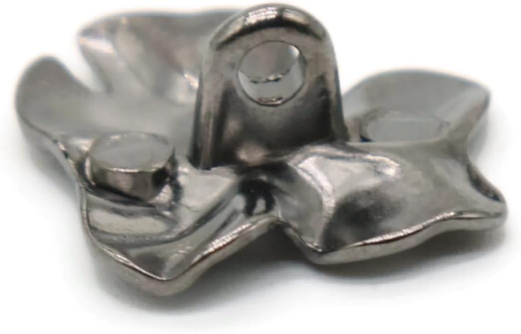 Wrinkle Black Metal Shank Buttons - 12 Pcs - 3 Size Options - Luxury Wave Wrinkle Irregular Wave Metal Shank Buttons for Men Women Blazer Coat Uniform Shirt Suit and Jacket Sewing Craft DIY E0903