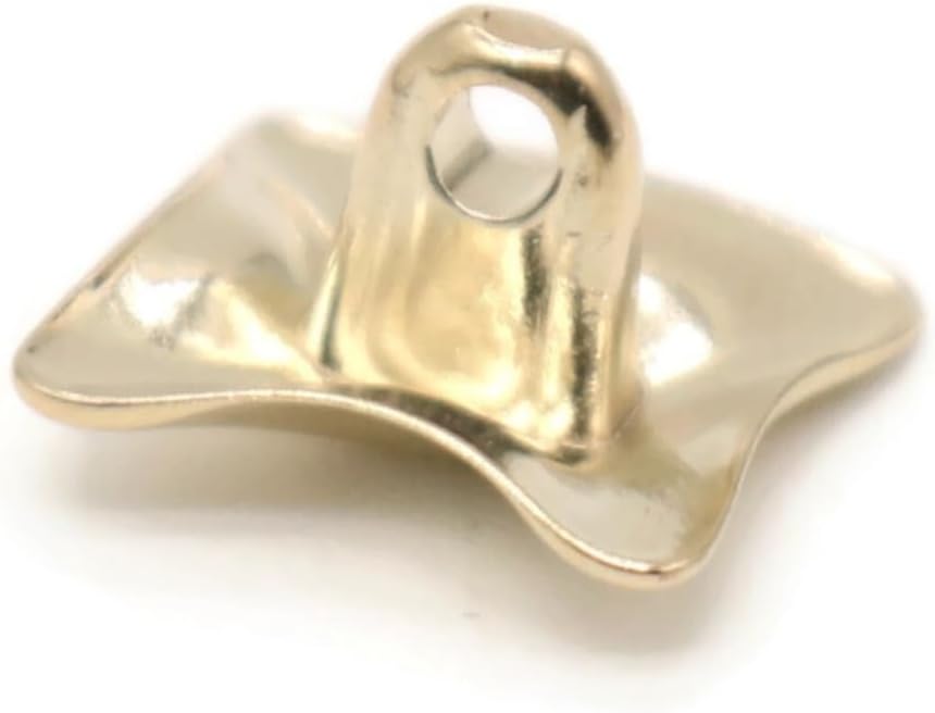 Gold Metal Shank Buttons - 12 Pcs - Square Irregular Metal Shank Buttons for Men Women Blazer Coat Uniform Shirt Suit and Jacket Sewing Craft DIY E0703S