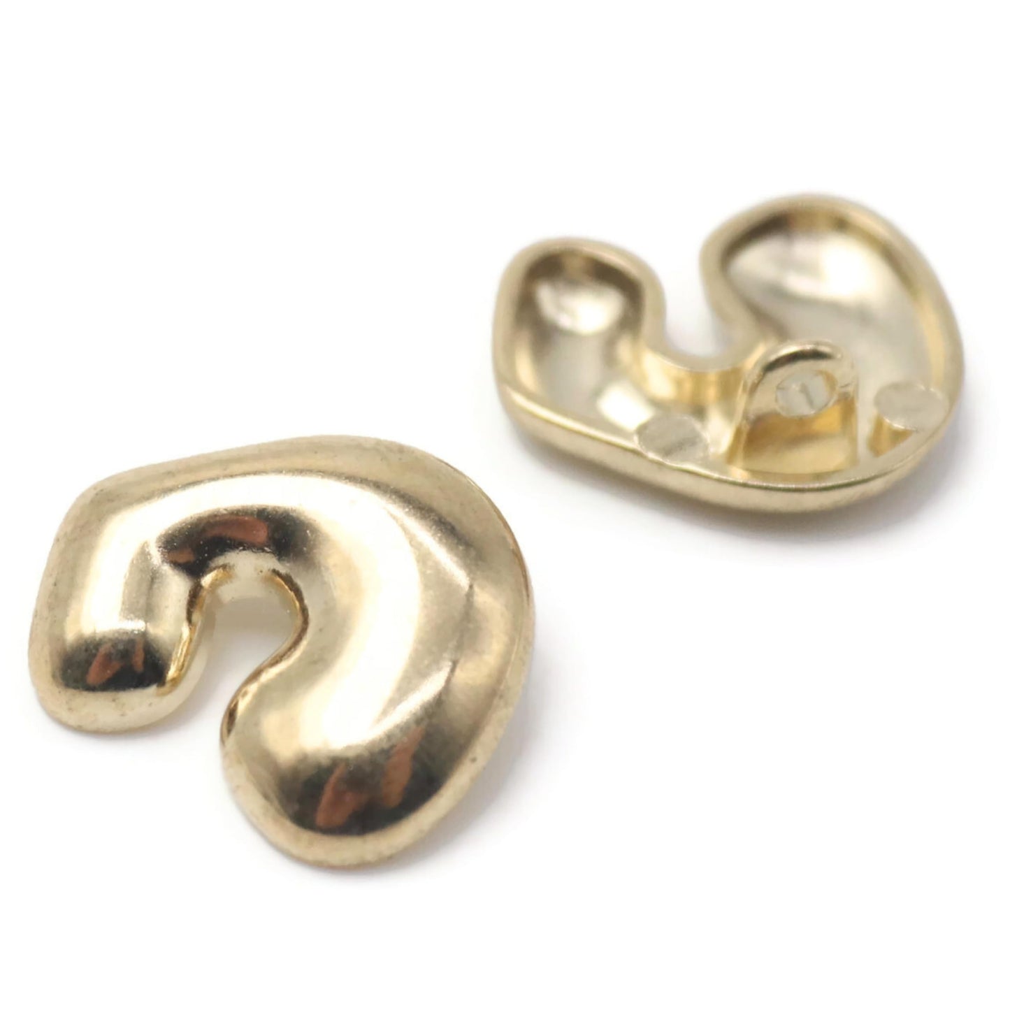 Silver Metal Shank Buttons - 12 Pcs - 4 Size Options - Twinkle Oval Irregular Metal Shank Buttons Silver for Men Women Blazer Coat Uniform Shirt Suit and Jacket Sewing Craft DIY EM0701