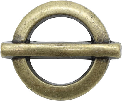 Bronze Metal Shank Buttons - 12 Pcs - 3 Size Options - Flat Round Metal Shank Buttons for Men Women Blazer Coat Uniform Shirt Suit and Jacket Sewing Craft DIY N18503