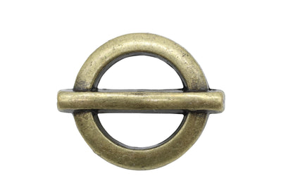 Bronze Metal Shank Buttons - 12 Pcs - 3 Size Options - Flat Round Metal Shank Buttons for Men Women Blazer Coat Uniform Shirt Suit and Jacket Sewing Craft DIY N18503