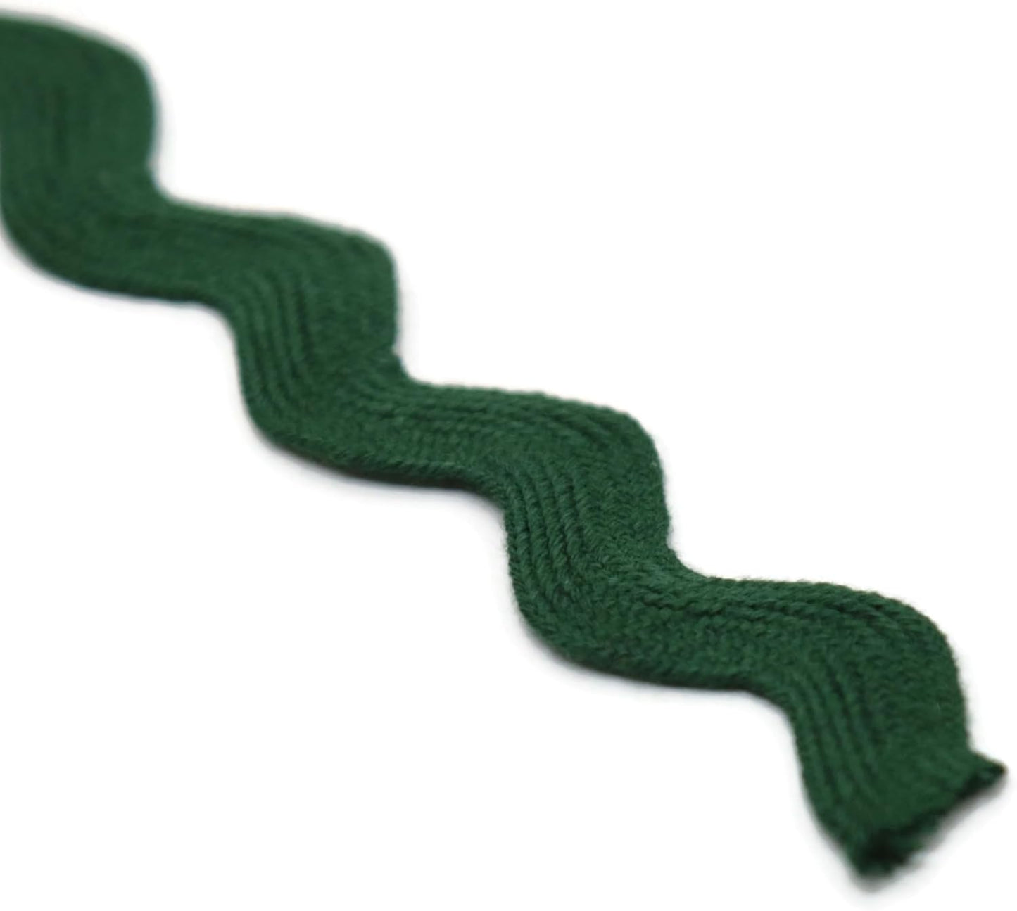 Cotton RIC Rac Trim - 3/4 Inch - 27 Yards - Wave Bending Fringe Trim Cotton Lace Ribbon for Sewing Clothes Gift Wrapping Home Party Decoration CTR0204