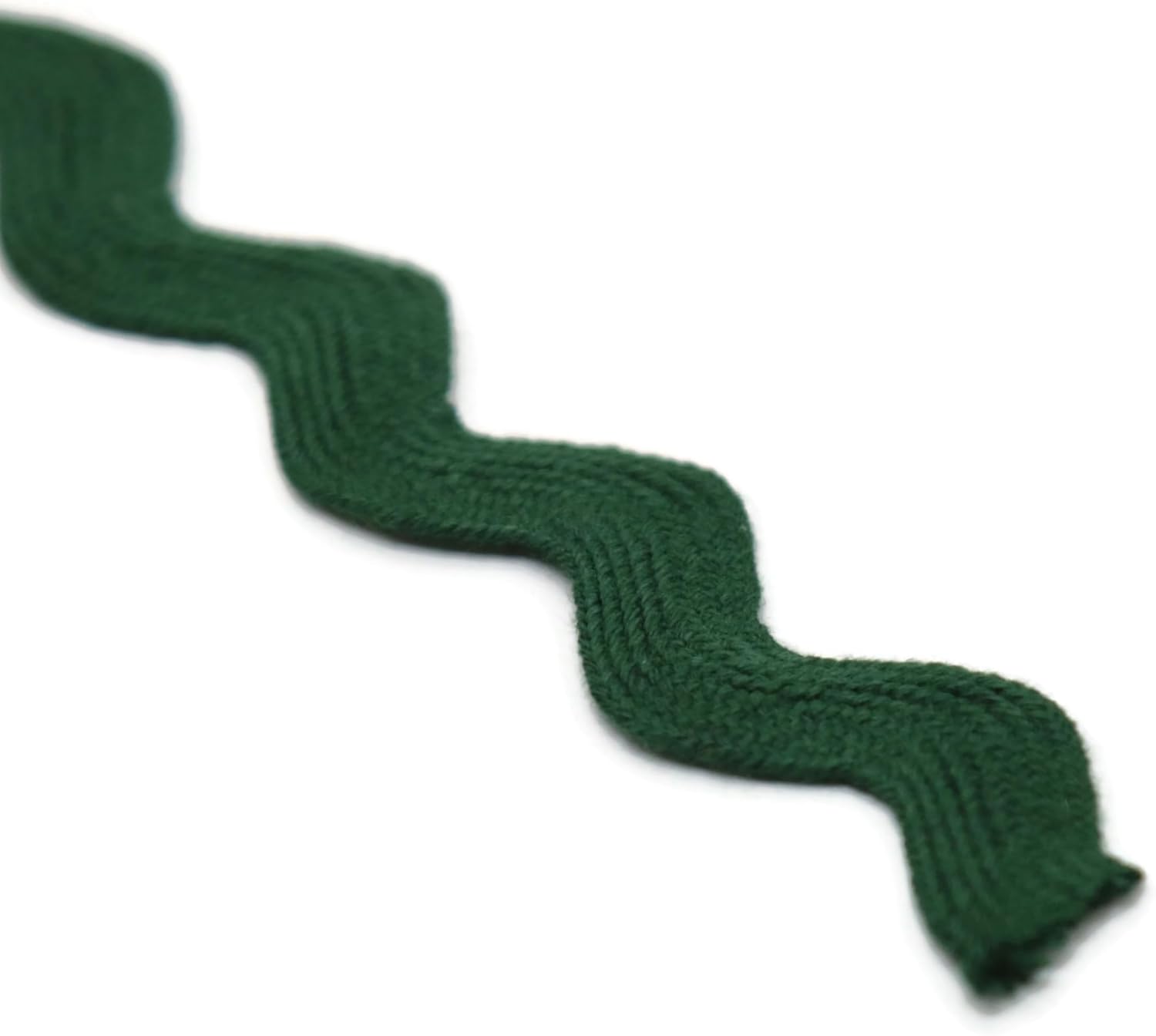 Cotton RIC Rac Trim - 3/4 Inch - 27 Yards - Wave Bending Fringe Trim Cotton Lace Ribbon for Sewing Clothes Gift Wrapping Home Party Decoration CTR0204