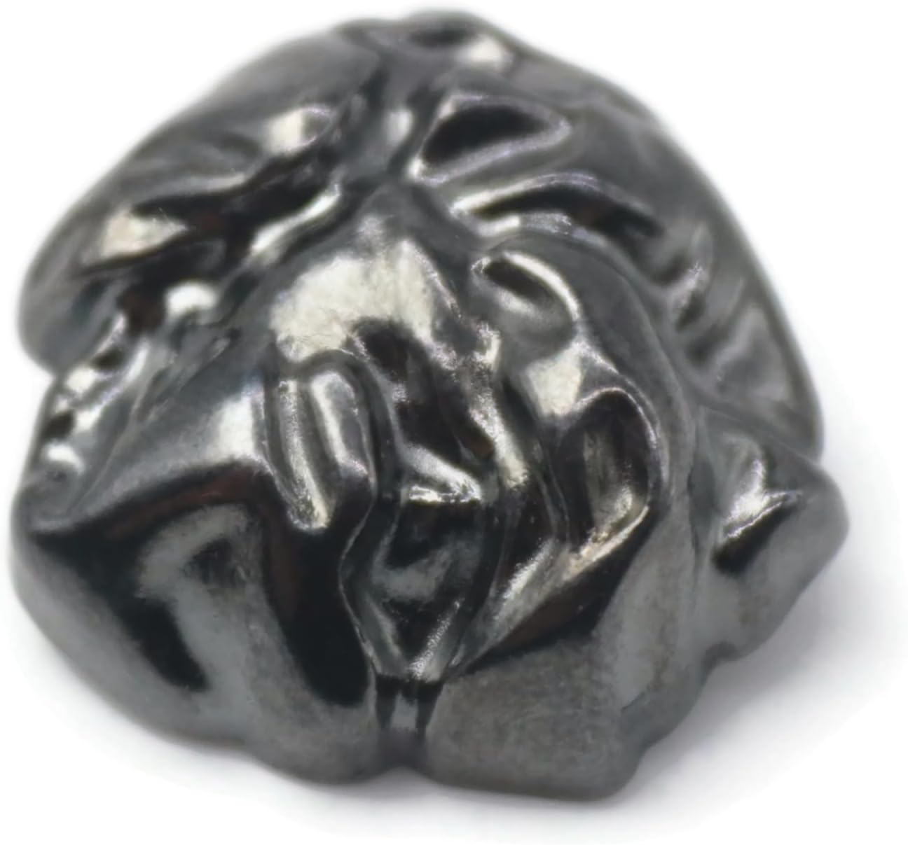 Black Metal Shank Buttons - 12 Pcs - 2 Size Options - Wrinkle Irregular Metal Shank Buttons or Men Women Blazer Coat Uniform Shirt Suit and Jacket Sewing Craft DIY EM0302