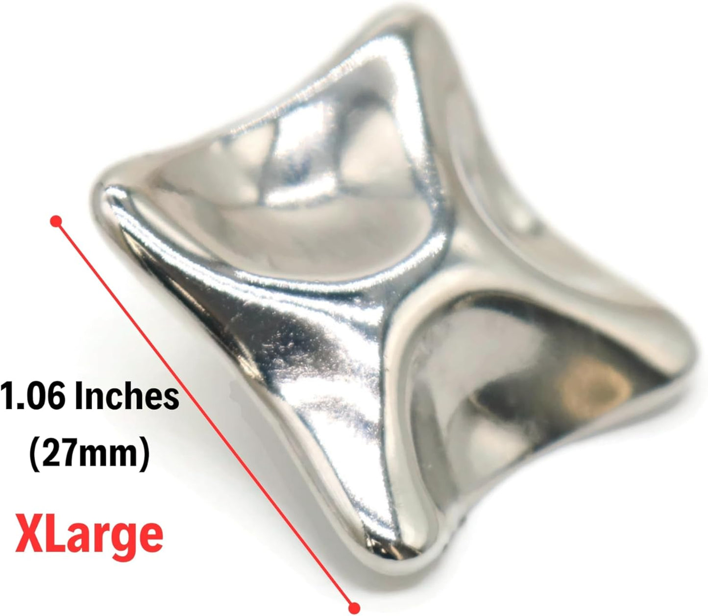 Silver Metal Shank Buttons - 12 Pcs - Wavy Irregular Metal Shank Buttons Large for Men Women Blazer Coat Uniform Shirt Suit and Jacket Sewing Craft DIY EM15901