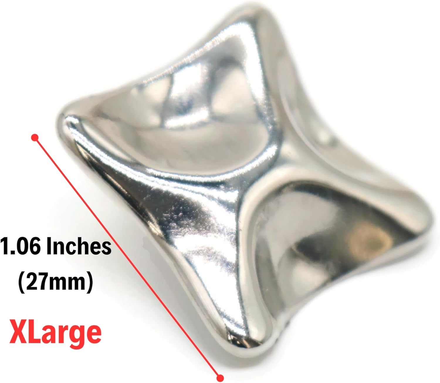 Silver Metal Shank Buttons - 12 Pcs - Wavy Irregular Metal Shank Buttons Large for Men Women Blazer Coat Uniform Shirt Suit and Jacket Sewing Craft DIY EM15901