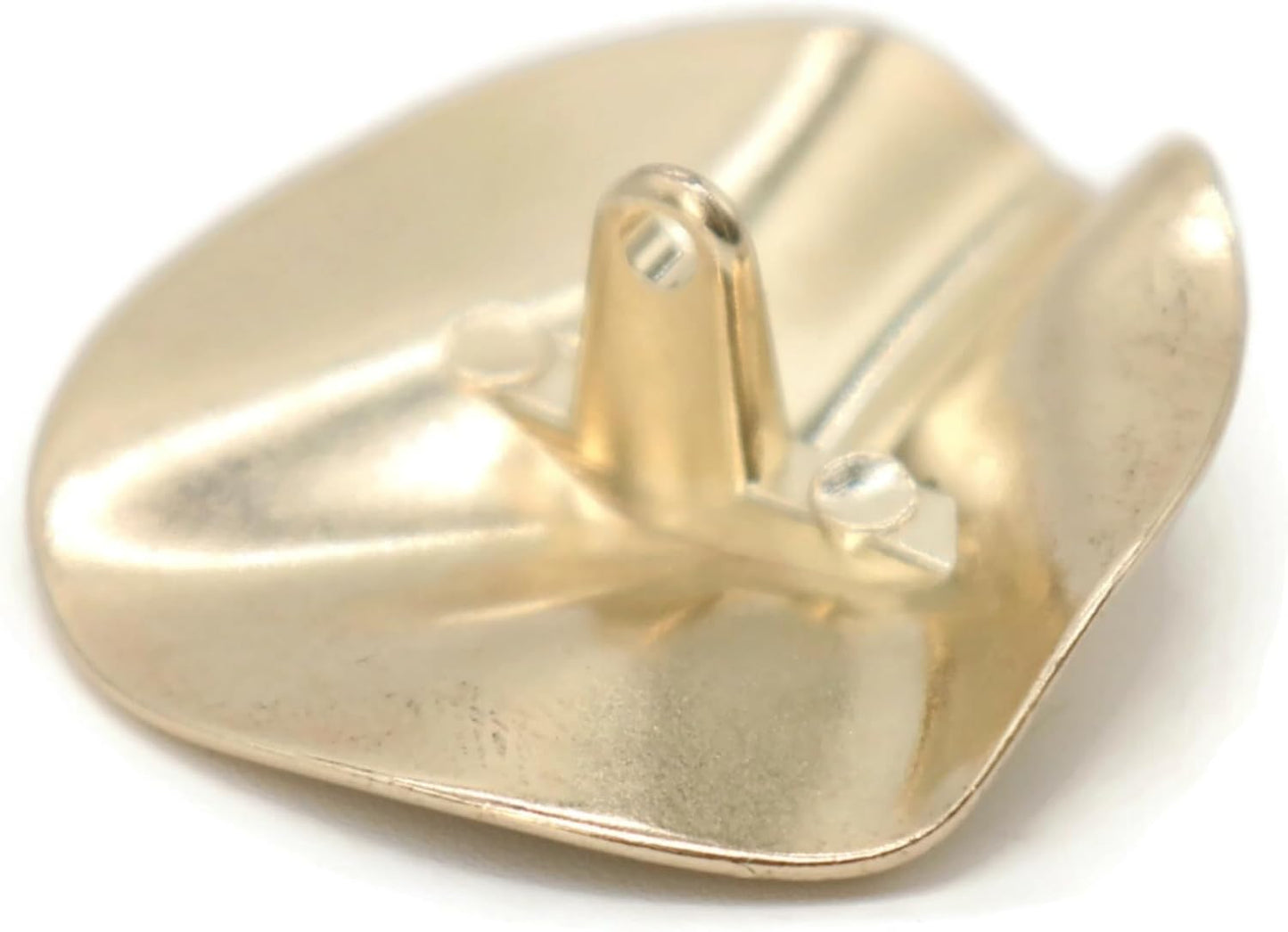 Gold Metal Shank Buttons - 12 Pcs - 3 Size Options - Wavy Irregular Metal Shank Buttons Large for Men Women Blazer Coat Uniform Shirt Suit and Jacket Sewing Craft DIY EM16403