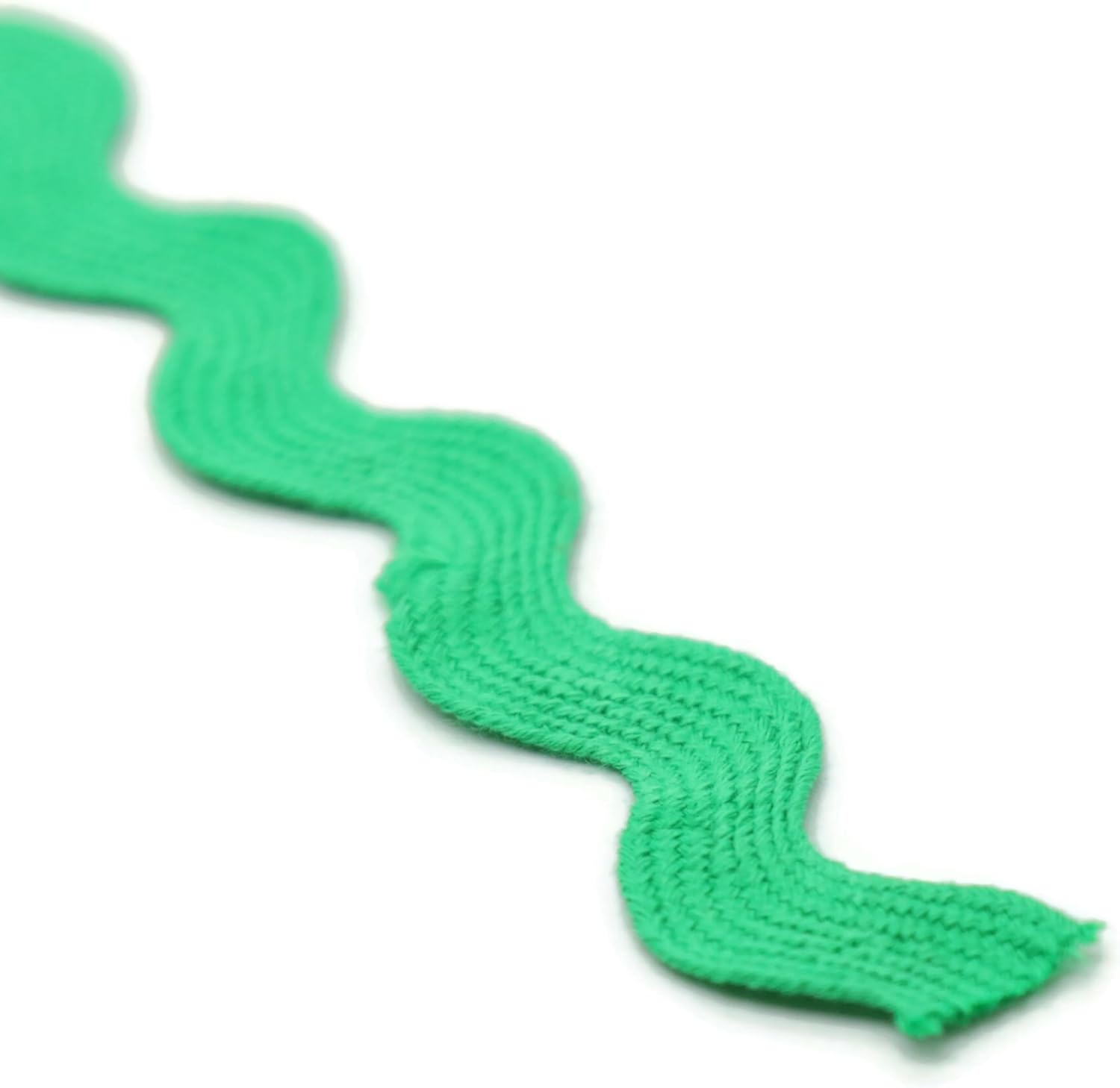 Cotton RIC Rac Trim - 3/4 Inch - 27 Yards - Wave Bending Fringe Trim Cotton Lace Ribbon RIC Rac Trim for Sewing Clothes Gift Wrapping Home Party Decoration CTR0206