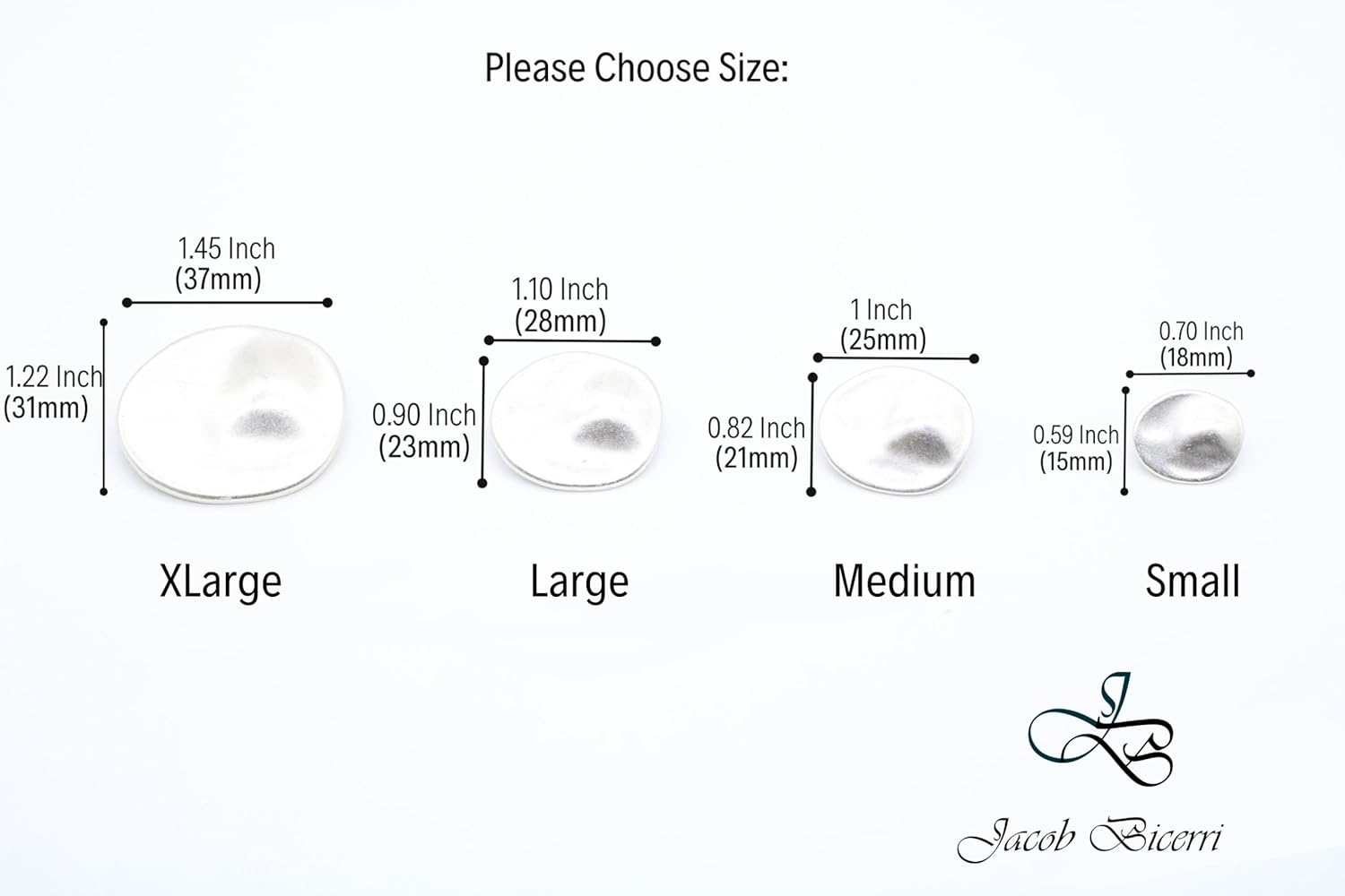 Antique Silver Metal Shank Buttons - 12 Pcs - 4 Size Options - Luxury Wrinkle Round Wave Metal Shank Buttons for Men Women Blazer Coat Uniform Shirt Suit and Jacket Sewing Craft DIY G2263…