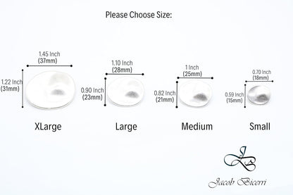 Antique Silver Metal Shank Buttons - 12 Pcs - 4 Size Options - Luxury Wrinkle Round Wave Metal Shank Buttons for Men Women Blazer Coat Uniform Shirt Suit and Jacket Sewing Craft DIY G2263…