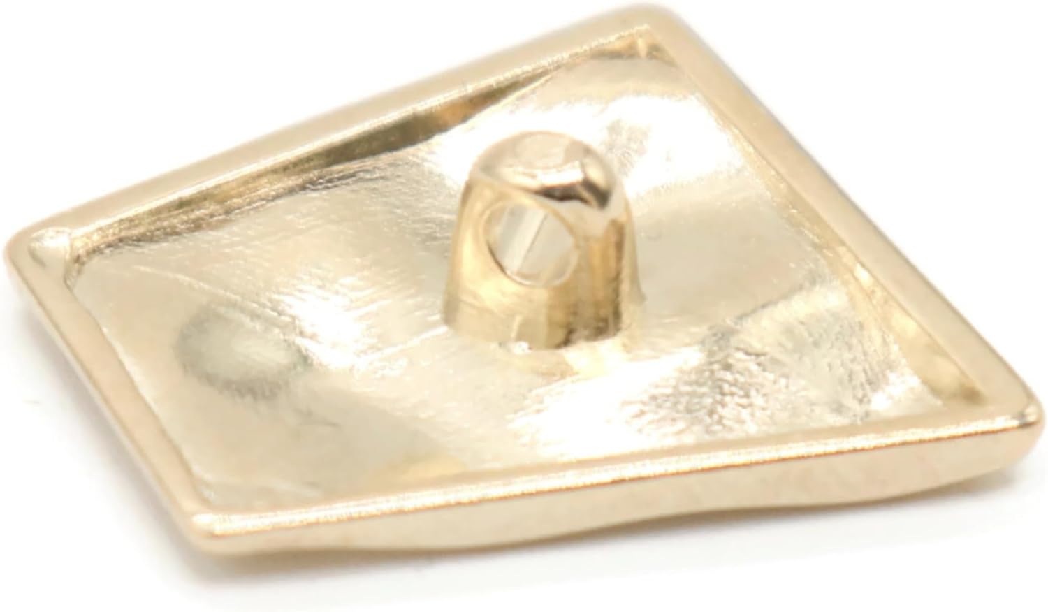 Gold Metal Shank Buttons - 12 Pcs - Wavy Irregular Metal Shank Buttons Large for Men Women Blazer Coat Uniform Shirt Suit and Jacket Sewing Craft DIY EM15301