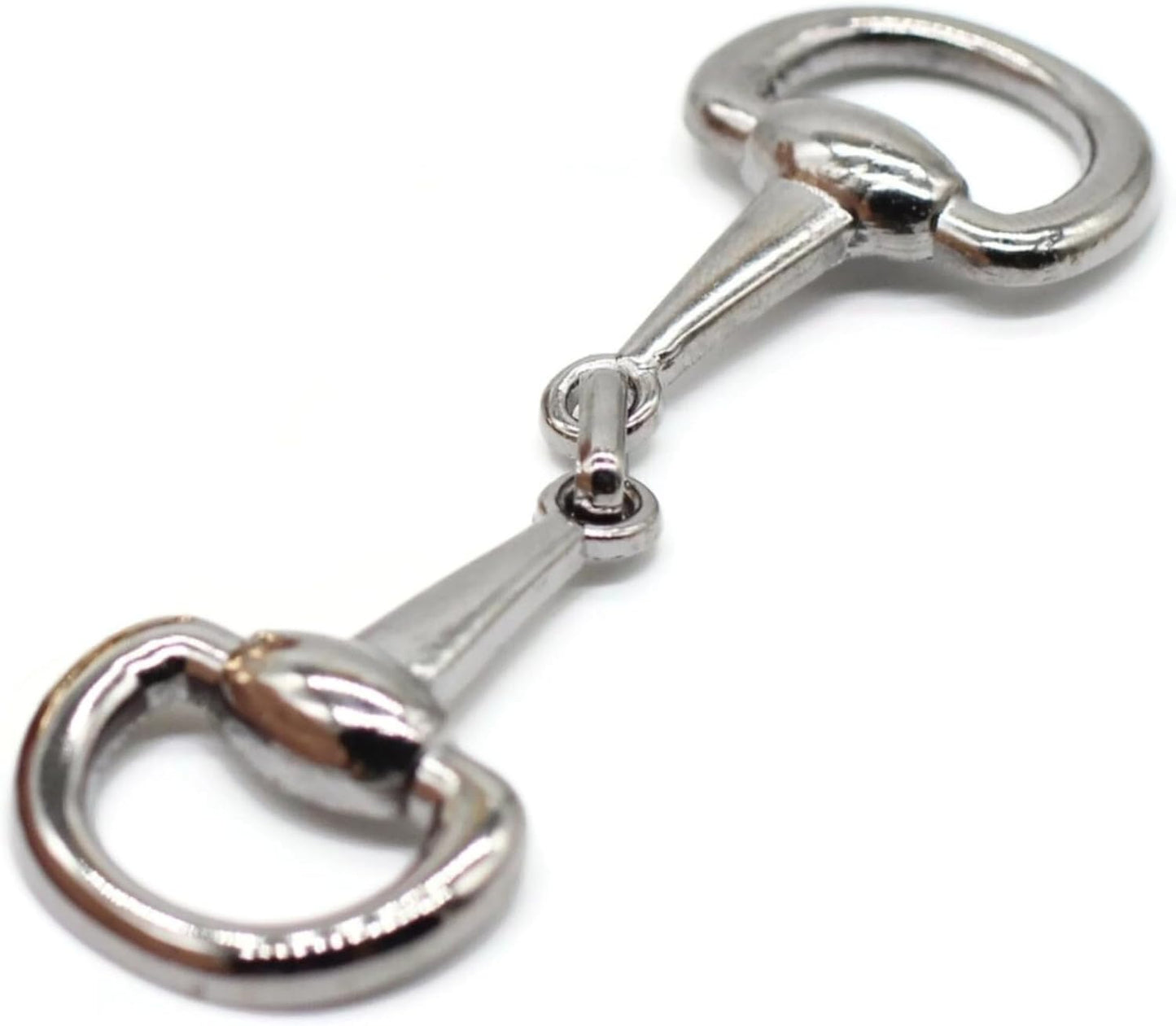 Metal Shoe Buckle - 2.96 Inch (75mm) - 2 Pcs - Black Metal Shoe Buckle Shoelace Clips Metal Hinged Equestrian Buckles For Craft & Sewing Project BK2712