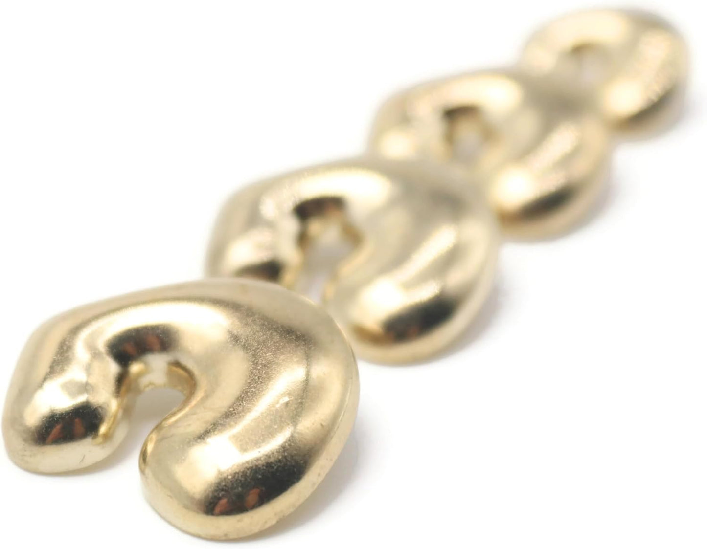 Gold Metal Shank Buttons - 12 Pcs - 4 Size Options - Twinkle Oval Irregular Metal Shank Buttons Gold for Men Women Blazer Coat Uniform Shirt Suit and Jacket Sewing Craft DIY EM0603