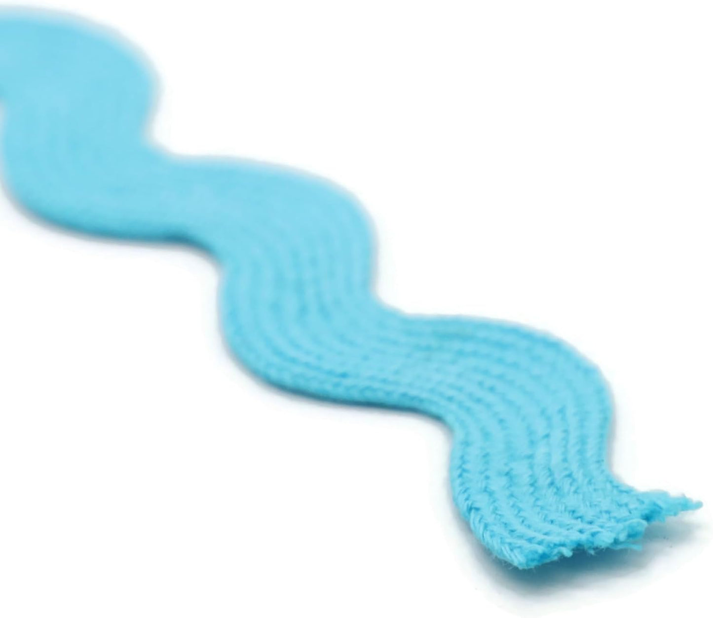 Cotton RIC Rac Trim - 3/4 Inch - 27 Yards - Wave Bending Fringe Trim Cotton Lace Ribbon RIC Rac Trim for Sewing Clothes Gift Wrapping Home Party Decoration CTR0203