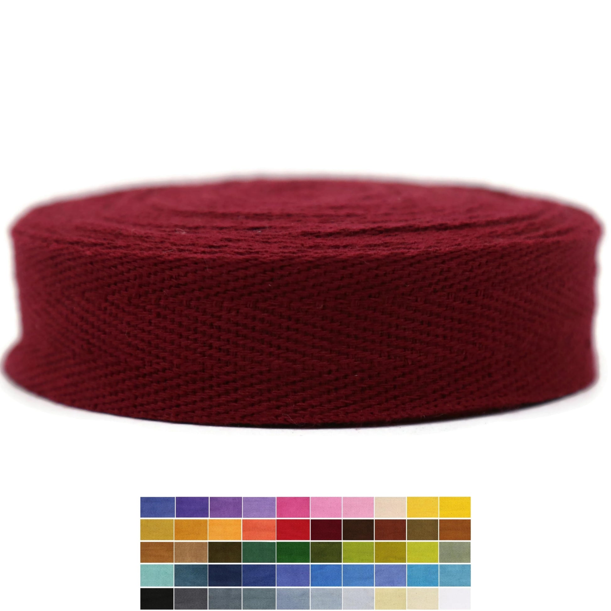 1" & 1.18" & 1.5'' & 2" Cotton Twill Tape - 10 Yards - 50+ Colors -%100 Natural Cotton 1 Inch 1.5 Inch 2 Inch Herringbone Bias Binding Cotton Tape Trim for Sewing Wrapping Craft DIY 10142 (MeriGold)…