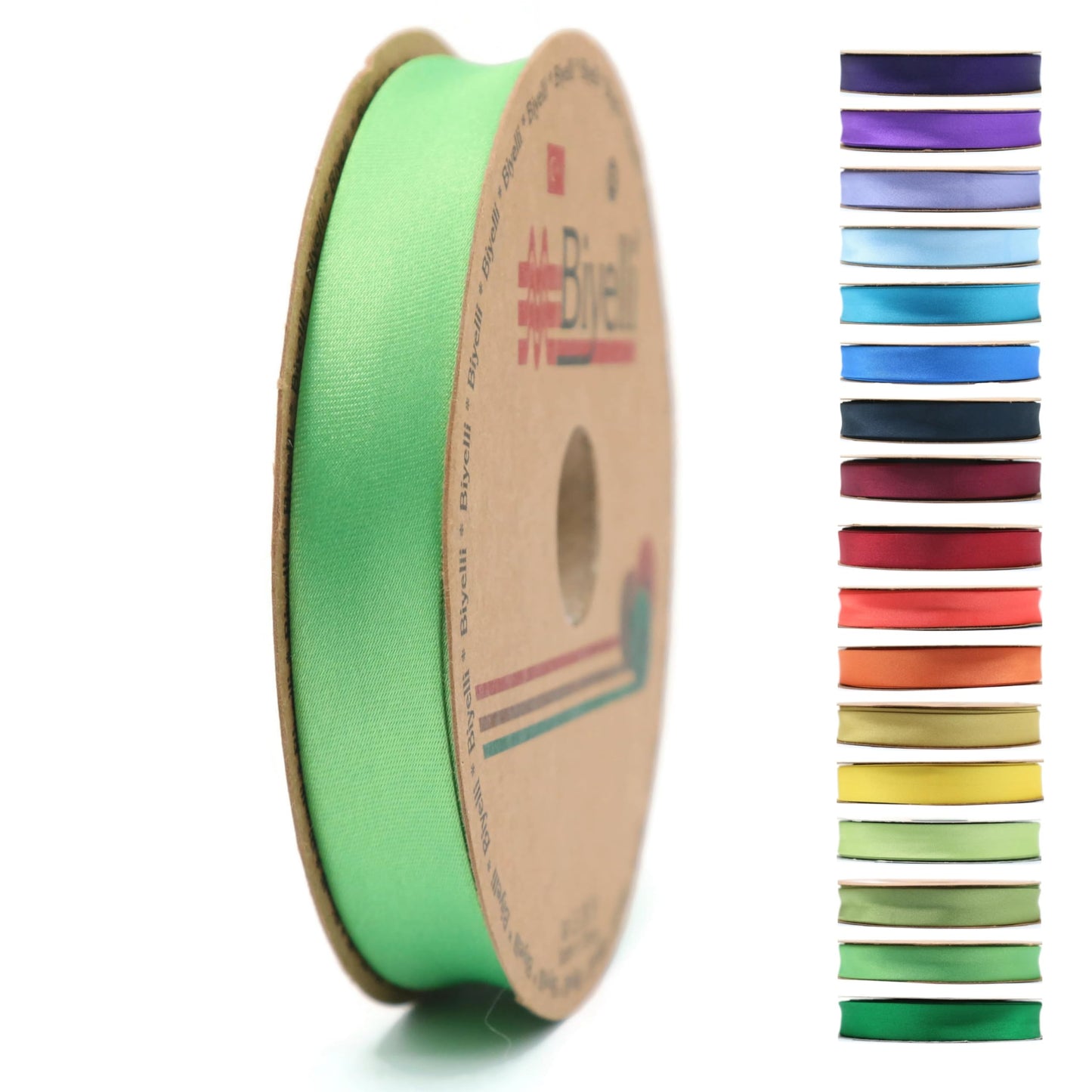 Fold Satin Bias Tape - 99+ Colors - 3/4 Inches Wide - 27 Yards - Fold Satin Binding Bias Ribbon Fabric Piping Bias Binding Tape for Sewing Clothing Navy Blue DIY BYS20