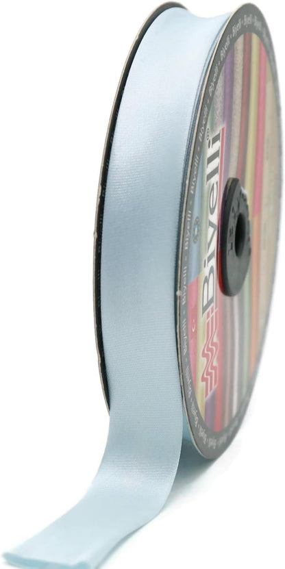 Fold Satin Bias Tape - 99+ Colors - 3/4 Inches Wide - 27 Yards - Fold Satin Binding Bias Ribbon Fabric Piping Bias Binding Tape for Sewing Clothing DIY BYS03