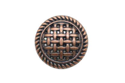 Weave Silver Metal Shank Buttons - 12 Pcs - 3 Size Options - Luxury Weave Metal Shank Buttons for Men Women Blazer Coat Uniform Shirt Suit and Jacket Sewing Craft DIY WE5243…