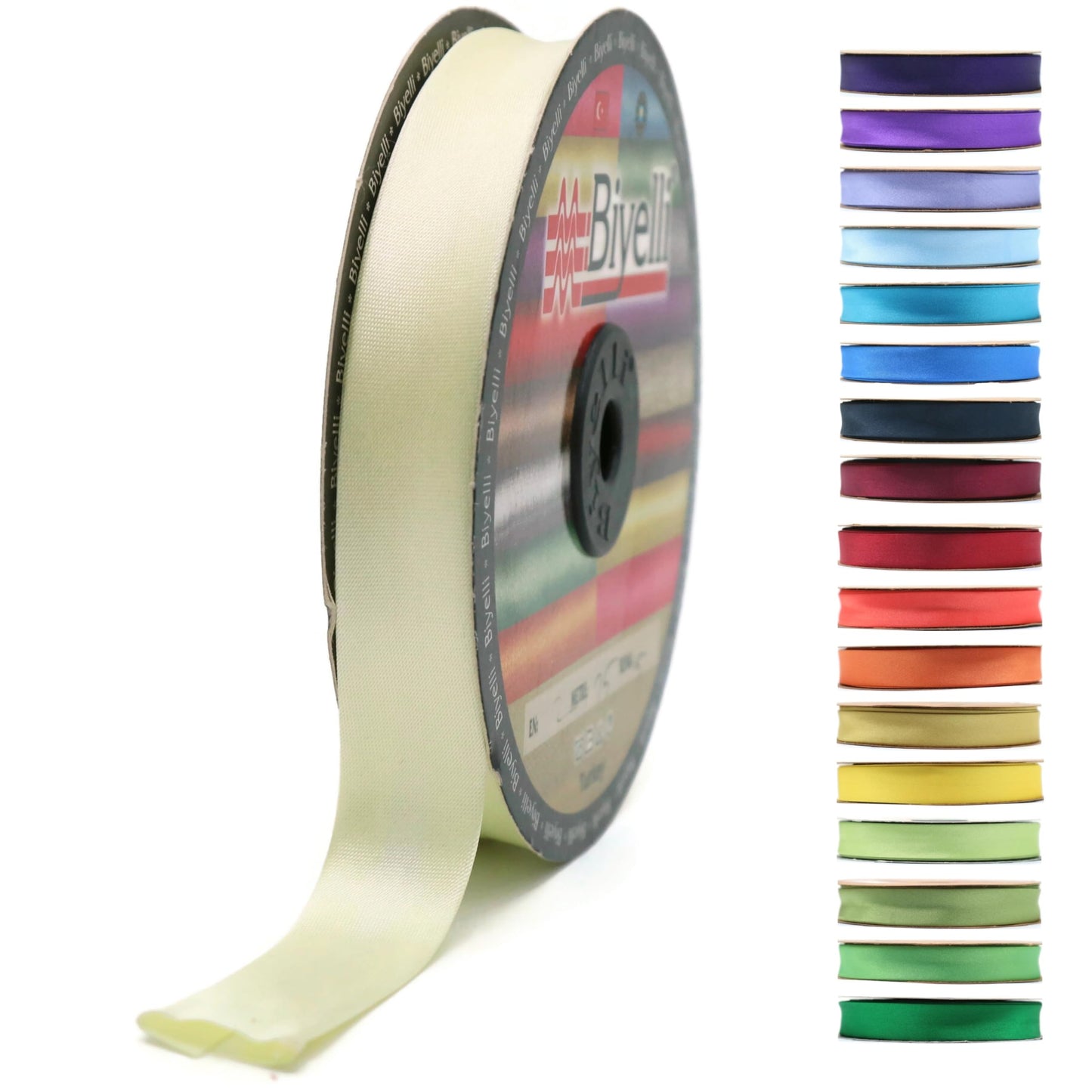 Fold Satin Bias Tape - 99+ Colors - 3/4 Inches Wide - 27 Yards - Fold Satin Binding Bias Ribbon Fabric Piping Bias Binding Tape for Sewing Clothing DIY (83. Dark Violet) BYS83
