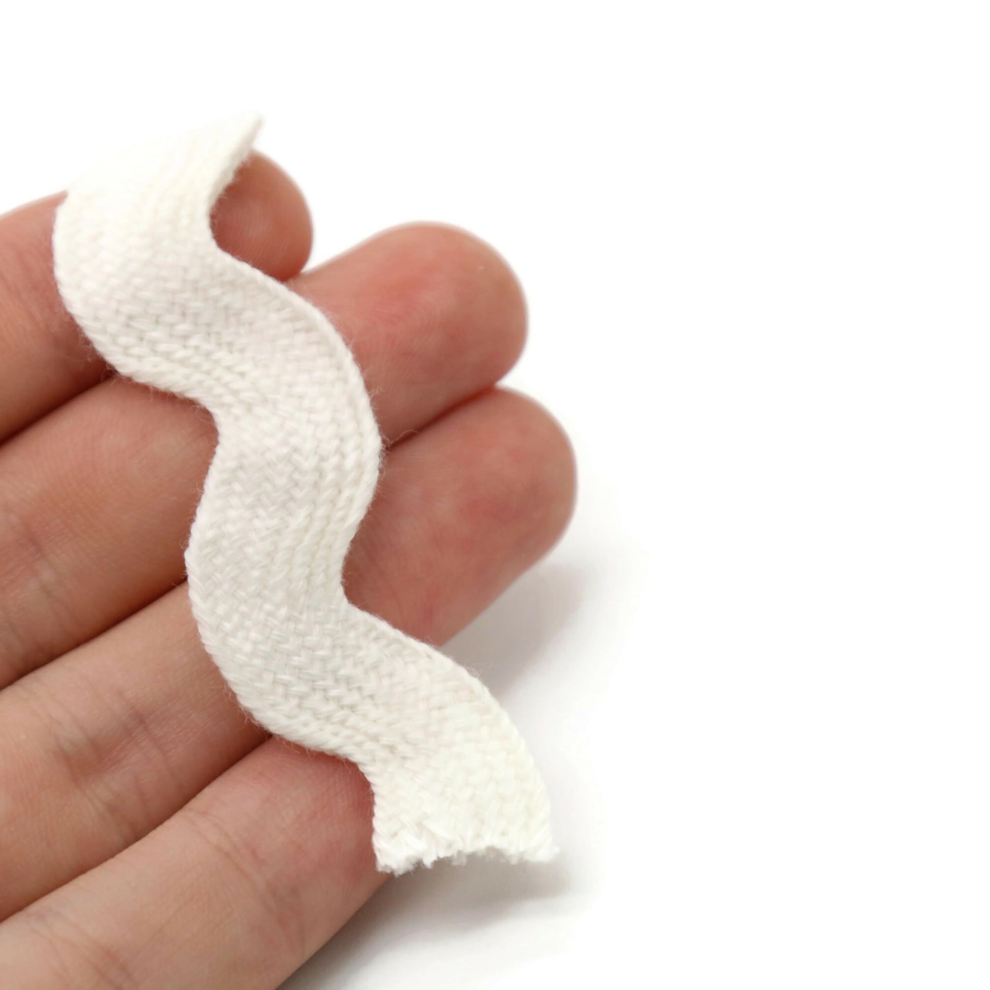 Cotton RIC Rac Trim - 3/4 Inch - 27 Yards - Wave Bending Fringe Trim Cotton Lace Ribbon RIC Rac Trim for Sewing Clothes Gift Wrapping Home Party Decoration CTR0213, Camel