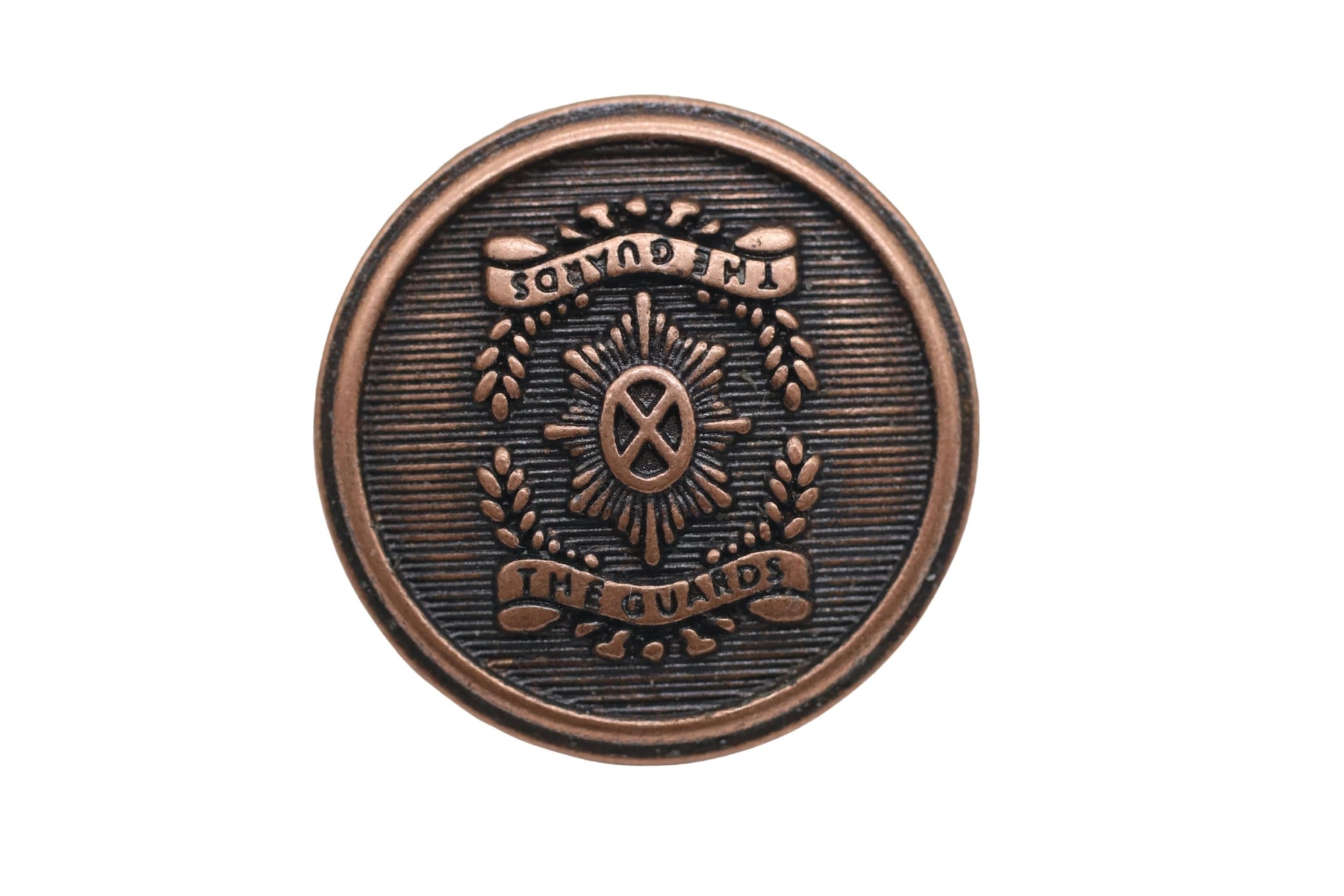 Silver Metal Shank Buttons - 12 Pcs - 3 Size Options - The Guards of Kingdom Round Metal Shank Buttons for Men Women Blazer Coat Uniform Shirt Suit and Jacket Sewing Craft DIY N6002