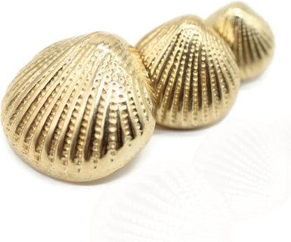 Sea Shell Gold Metal Shank Buttons - 12 Pcs - 3 Size Options - Luxury Sea Shell Metal Shank Buttons for Men Women Blazer Coat Uniform Shirt Suit and Jacket Sewing Craft DIY SHL9831…
