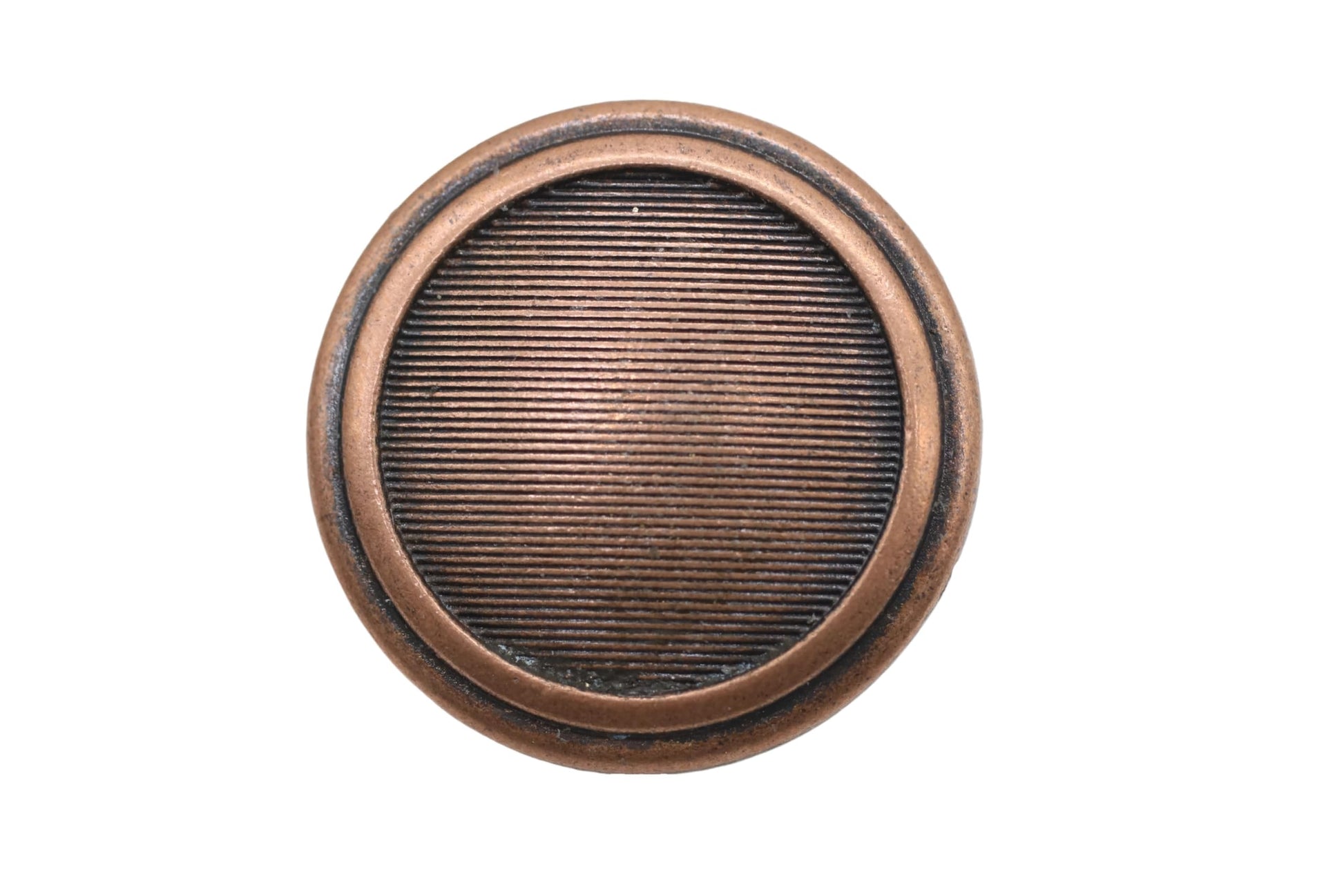 Gold Metal Shank Buttons - 12 Pcs - 4 Size Options - Striped Flat Round Metal Shank Buttons for Men Women Blazer Coat Uniform Shirt Suit and Jacket Sewing Craft DIY N5504