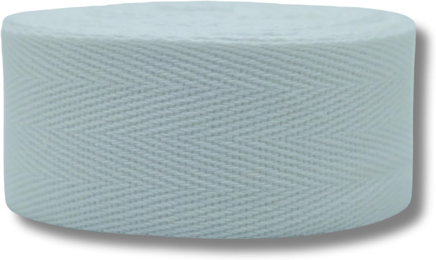 Cotton Twill Tape 1" & 1.5" & 2" - 10 Yards - 50+ Colors -%100 Natural Cotton 1 Inch 1.5 Inch 2 Inch Herringbone Bias Binding Cotton Tape Trim for Sewing Wrapping Craft DIY White 10604