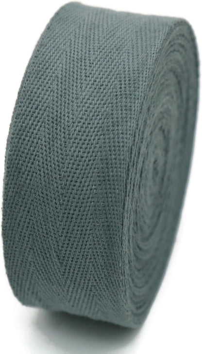2" & 1.5" & 1.18'' & 1" Cotton Twill Tape - 10 Yards - 50+ Colors -%100 Natural Cotton 1 Inch 1.5 Inch 2 Inch Herringbone Bias Binding Cotton Tape Trim for Sewing Wrapping Craft DIY 10544 (Oslo Gray)…