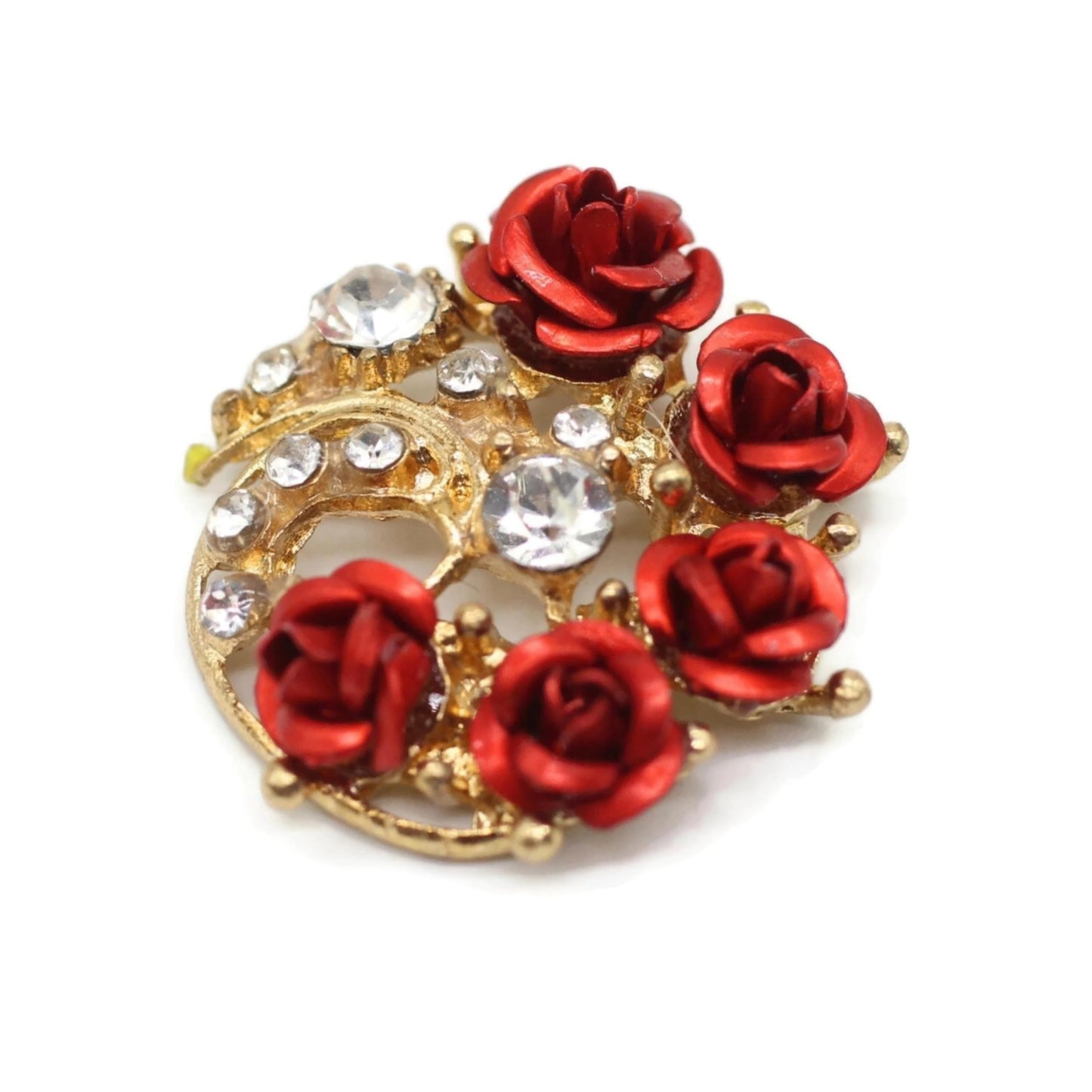 Luxury Rhinestone Floral Silver Metal Shank Buttons - 33 Pcs - Luxury Floral Rhinestone Metal Shank Buttons for Men Women Blazer Coat Uniform Shirt Suit and Jacket Sewing Craft DIY LXFR9352…