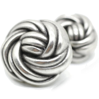 Floral Silver Metal Shank Buttons - 12 Pcs - 3 Size Options - Luxury Floral Round Wave Metal Shank Buttons for Men Women Blazer Coat Uniform Shirt Suit and Jacket Sewing Craft DIY FLR9323