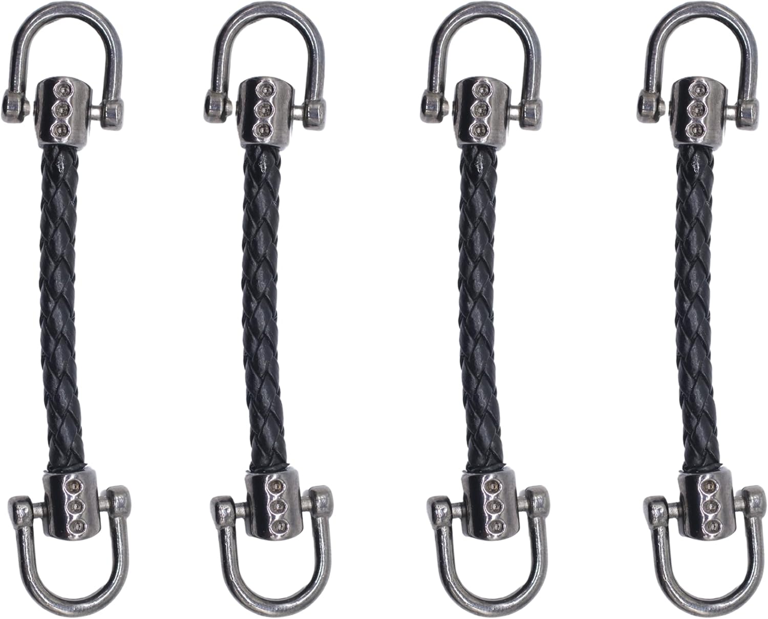 4 Pcs Metal Shoe Buckles, Adjustable and Durable, for DIY Shoe Repair and Decoration (Brown)