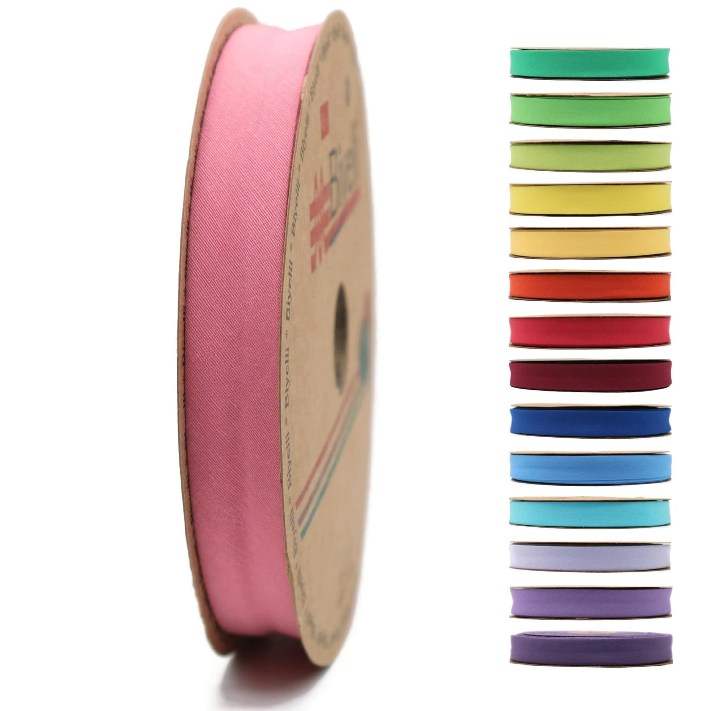 Cotton Fold Bias Tape - 3/4 Inches (20mm) Wide - 27 Yards - 65+ Colors - Single Fold Cotton Fold Bias Binding Tape for Sewing Clothing DIY (22. Deep Purple) D22