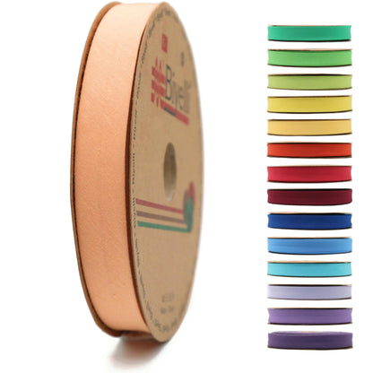 Cotton Fold Bias Tape - 3/4 Inches (20mm) Wide - 27 Yards - 65+ Colors - Single Fold Cotton Fold Bias Binding Tape for Sewing Clothing DIY (17. Carnation) D17
