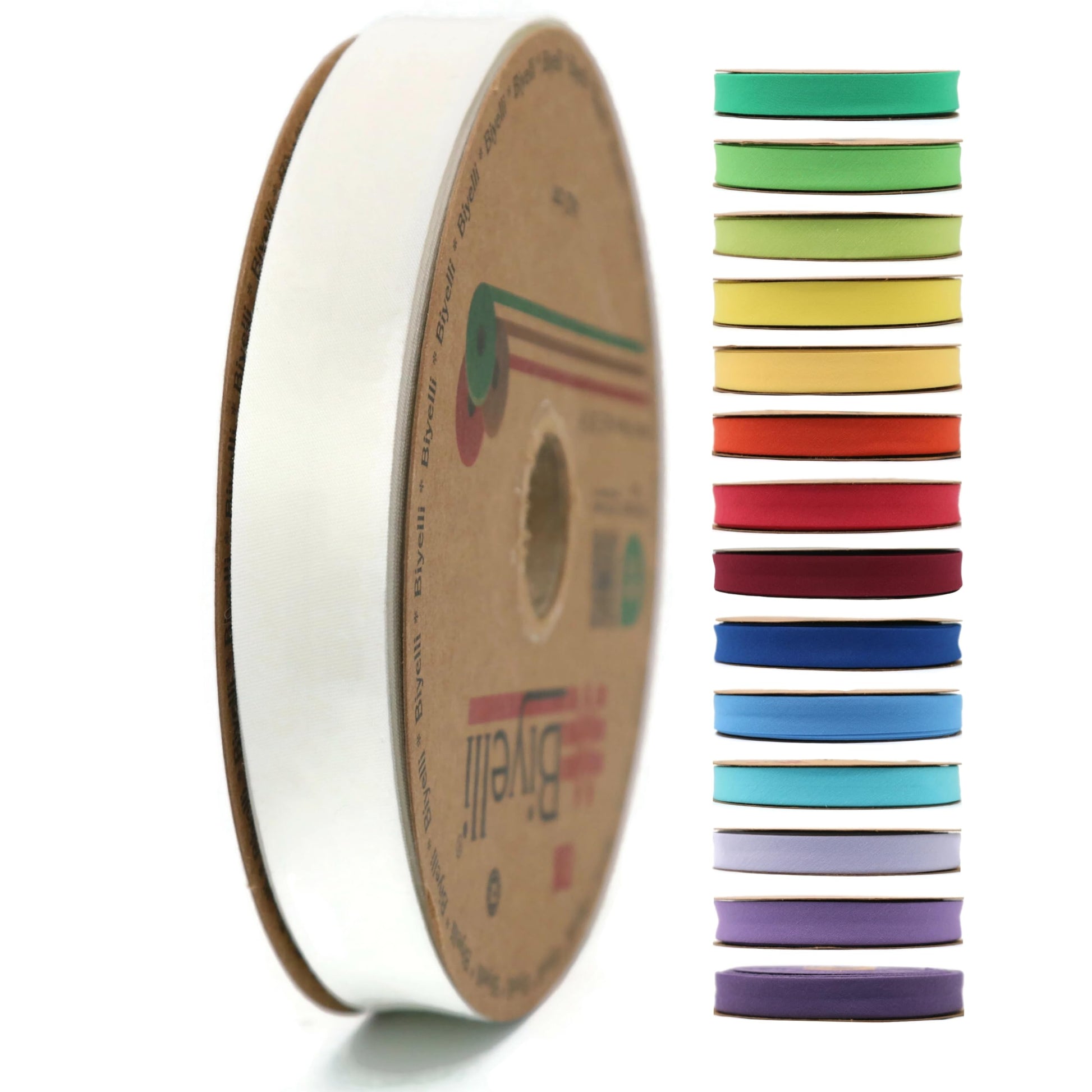 Cotton Fold Bias Tape - 3/4 Inches (20mm) Wide - 27 Yards - 65+ Colors - Single Fold Cotton Fold Bias Binding Tape for Sewing Clothing DIY (23. Steel Gray) D23