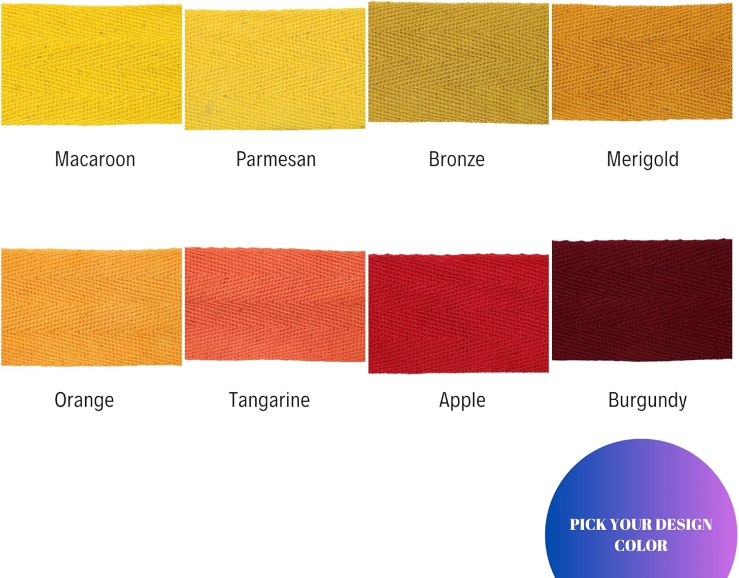 2" & 1.5" & 1.18'' & 1" Cotton Twill Tape - 10 Yards - 50+ Colors -%100 Natural Cotton 1 Inch 1.5 Inch 2 Inch Herringbone Bias Binding Cotton Tape Trim for Sewing Wrapping Craft DIY 10184 (Burgundy)…