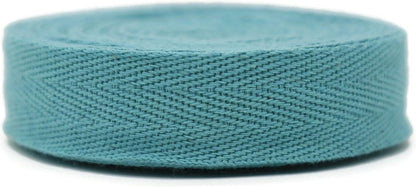 1" & 1.18" & 1.5'' & 2" Cotton Twill Tape - 10 Yards - 50+ Colors -%100 Natural Cotton 1 Inch 1.5 Inch 2 Inch Herringbone Bias Binding Cotton Tape Trim for Sewing Wrapping Craft DIY 10362(ArcticBlue)…