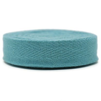 Cotton Twill Tape 1" & 1.5" & 2" - 10 Yards - 50+ Colors -%100 Natural Cotton 1 Inch 1.5 Inch 2 Inch Herringbone Bias Binding Cotton Tape Trim for Sewing Wrapping Craft DIY White 10604