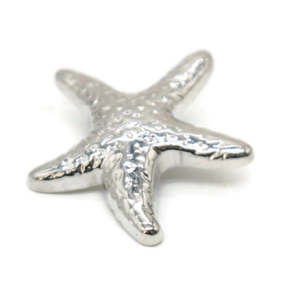 Black Metal Shank Buttons - 6 Pcs - Sea Star Metal Shank Double Large Buttons for Men Women Blazer Coat Uniform Shirt Suit and Jacket Sewing Craft DIY N2801