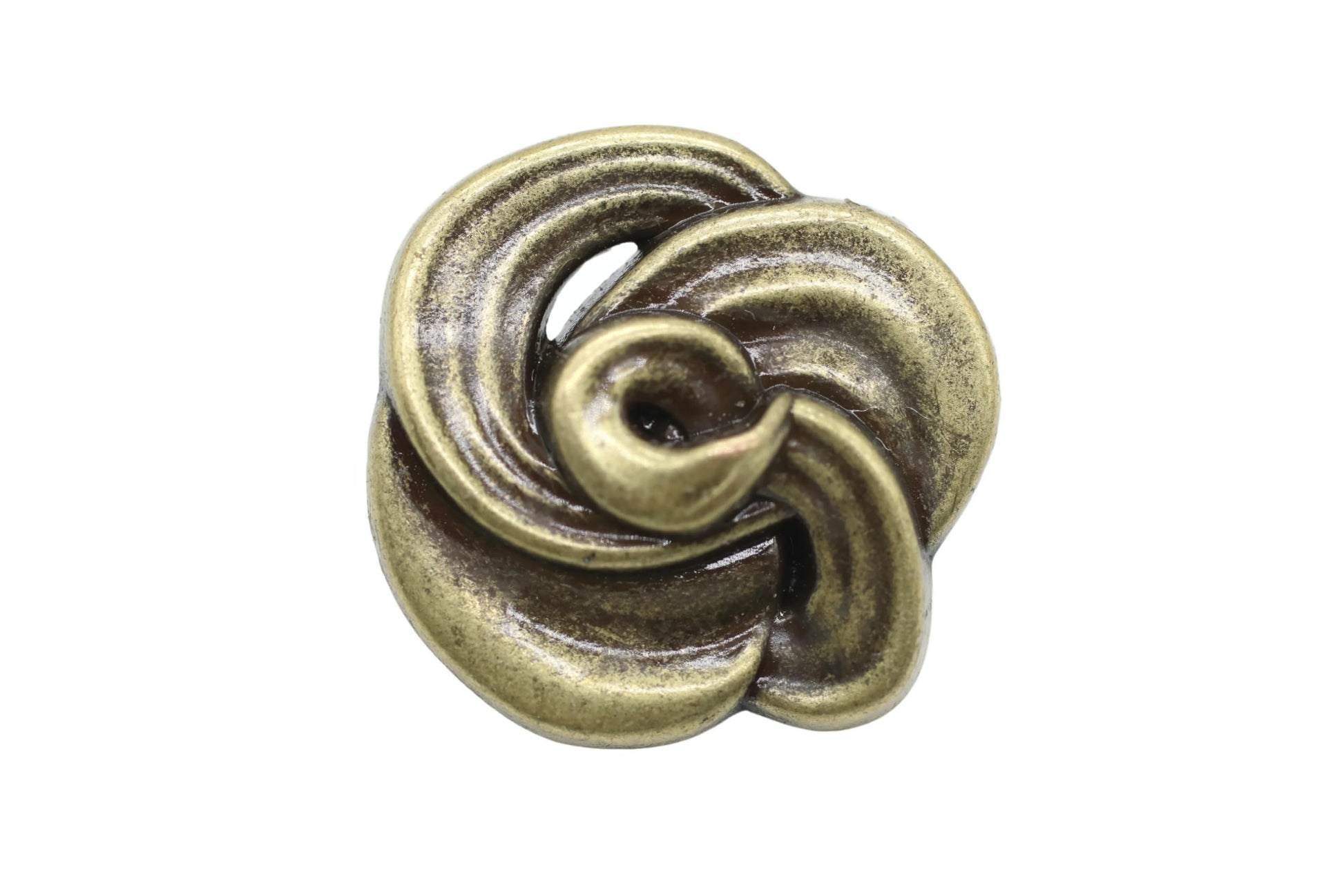 Floral Bronze Metal Shank Buttons - 12 Pcs - 3 Size Options - Luxury Floral Irregular Metal Shank Buttons for Men Women Blazer Coat Uniform Shirt Suit and Jacket Sewing Craft DIY N18903