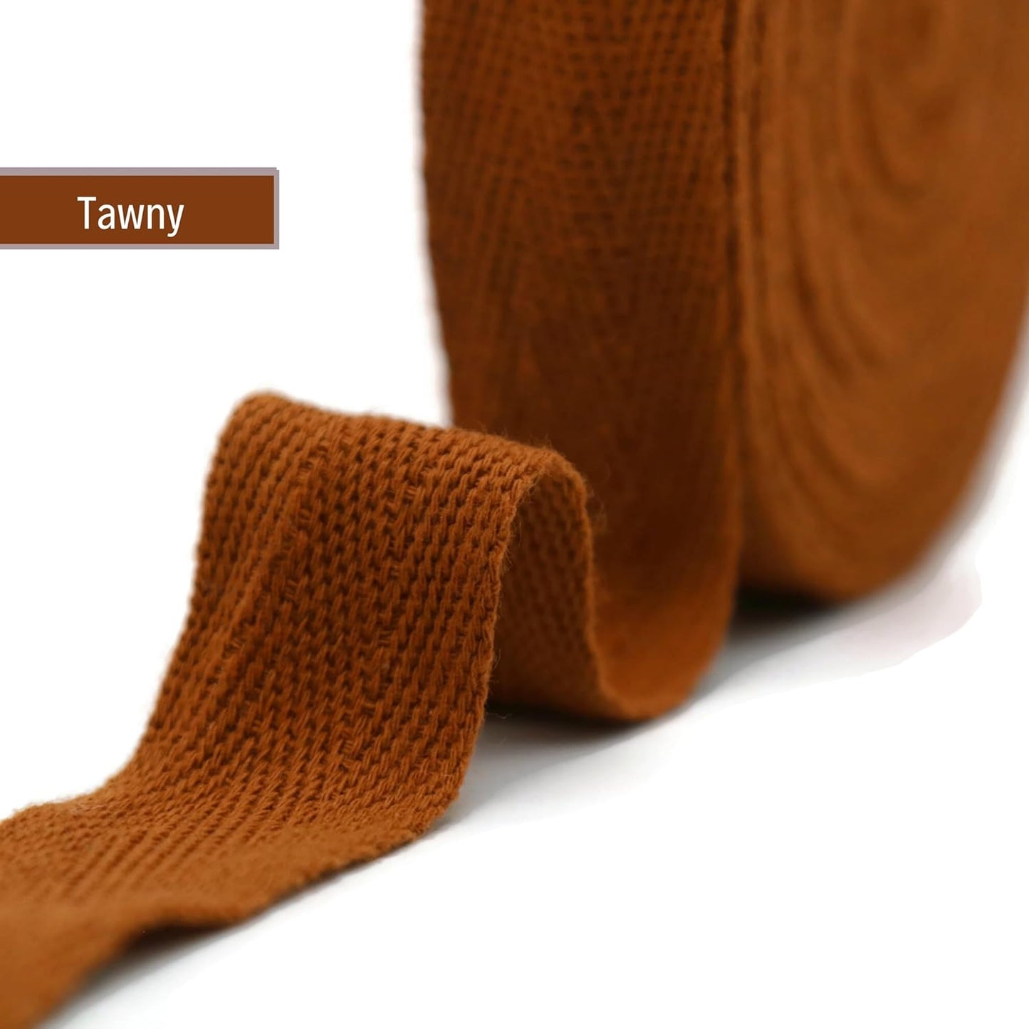 1" & 1.18" & 1.5'' & 2" Cotton Twill Tape - 10 Yards - 50+ Colors -%100 Natural Cotton 1 Inch 1.5 Inch 2 Inch Herringbone Bias Binding Cotton Tape Trim for Sewing Wrapping Craft DIY 10472 (Tawny)…