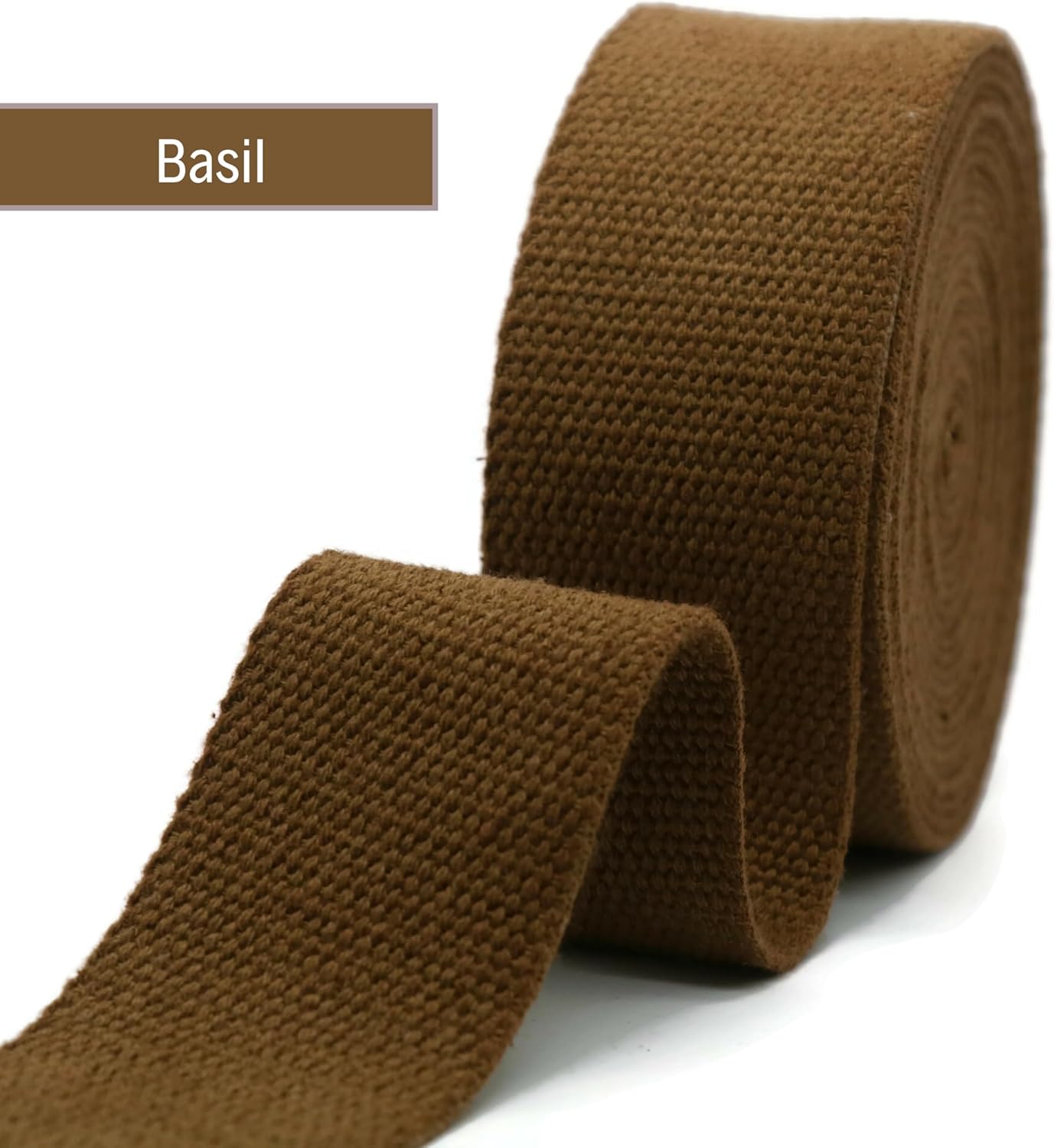 Cotton Webbing 2" & 1.5'' & 1" - 5 Yards - 50+ Colors -%100 Natural Cotton - Turkish Woven - Heavy Duty1 Inch 1.5 Inch 2 Inch Canvas Webbing for Sewing Straps Bags Climbing Indoors Craft DIY 11485…