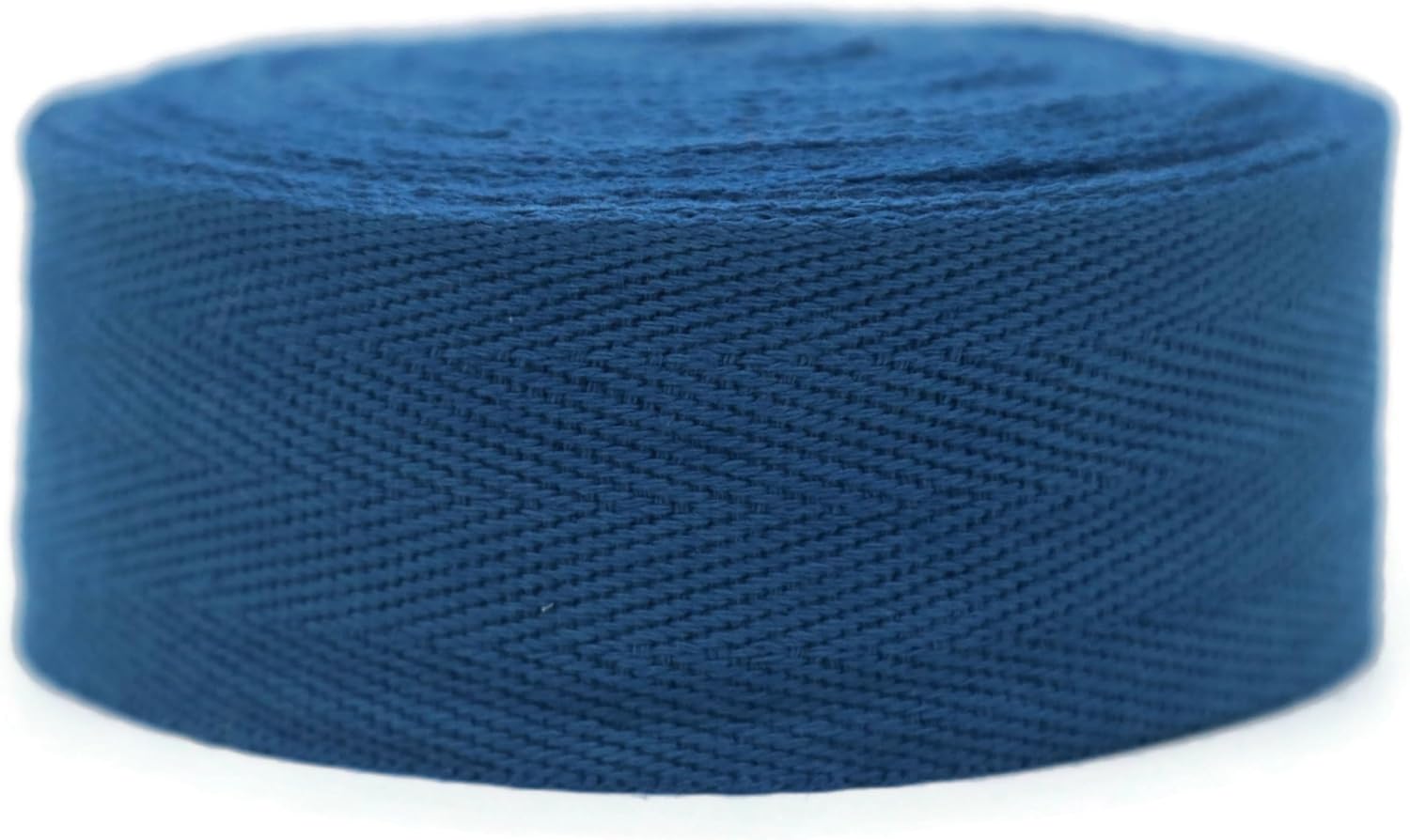 Cotton Twill Tape 1" & 1.5" & 2" - 10 Yards - 50+ Colors -%100 Natural Cotton 1 Inch 1.5 Inch 2 Inch Herringbone Bias Binding Cotton Tape Trim for Sewing Wrapping Craft DIY Navy Blue 10424