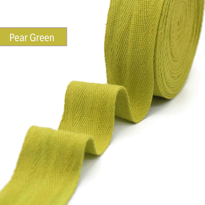2" & 1.5" & 1.18'' & 1" Cotton Twill Tape - 10 Yards - 50+ Colors -%100 Natural Cotton 1 Inch 1.5 Inch 2 Inch Herringbone Bias Binding Cotton Tape Trim for Sewing Wrapping Craft DIY 10294 (PearGreen)…