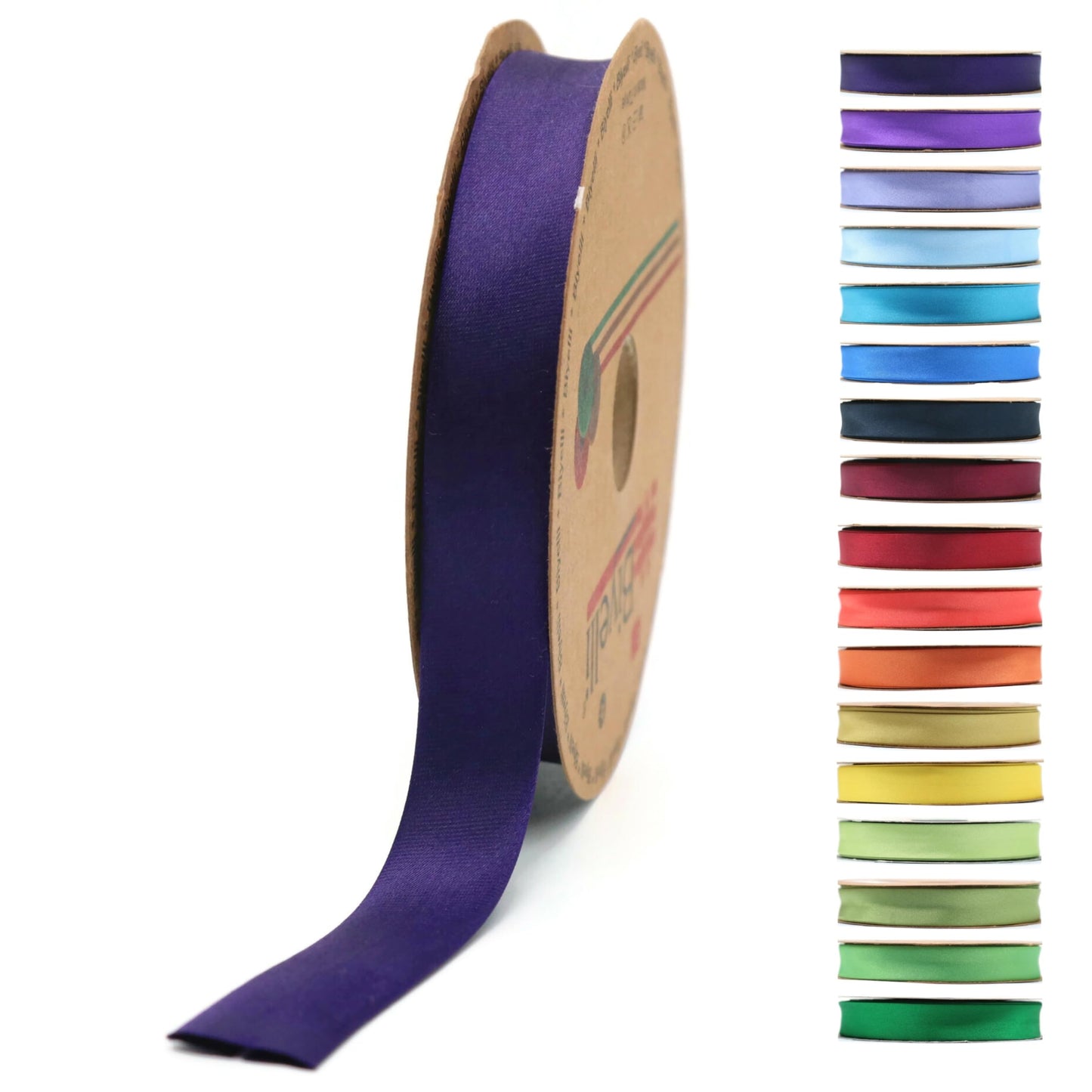 Fold Satin Bias Tape - 99+ Colors - 3/4 Inches Wide - 27 Yards - Fold Satin Binding Bias Ribbon Fabric Piping Bias Binding Tape for Sewing Clothing DIY (96. Blush Tan) BYS96