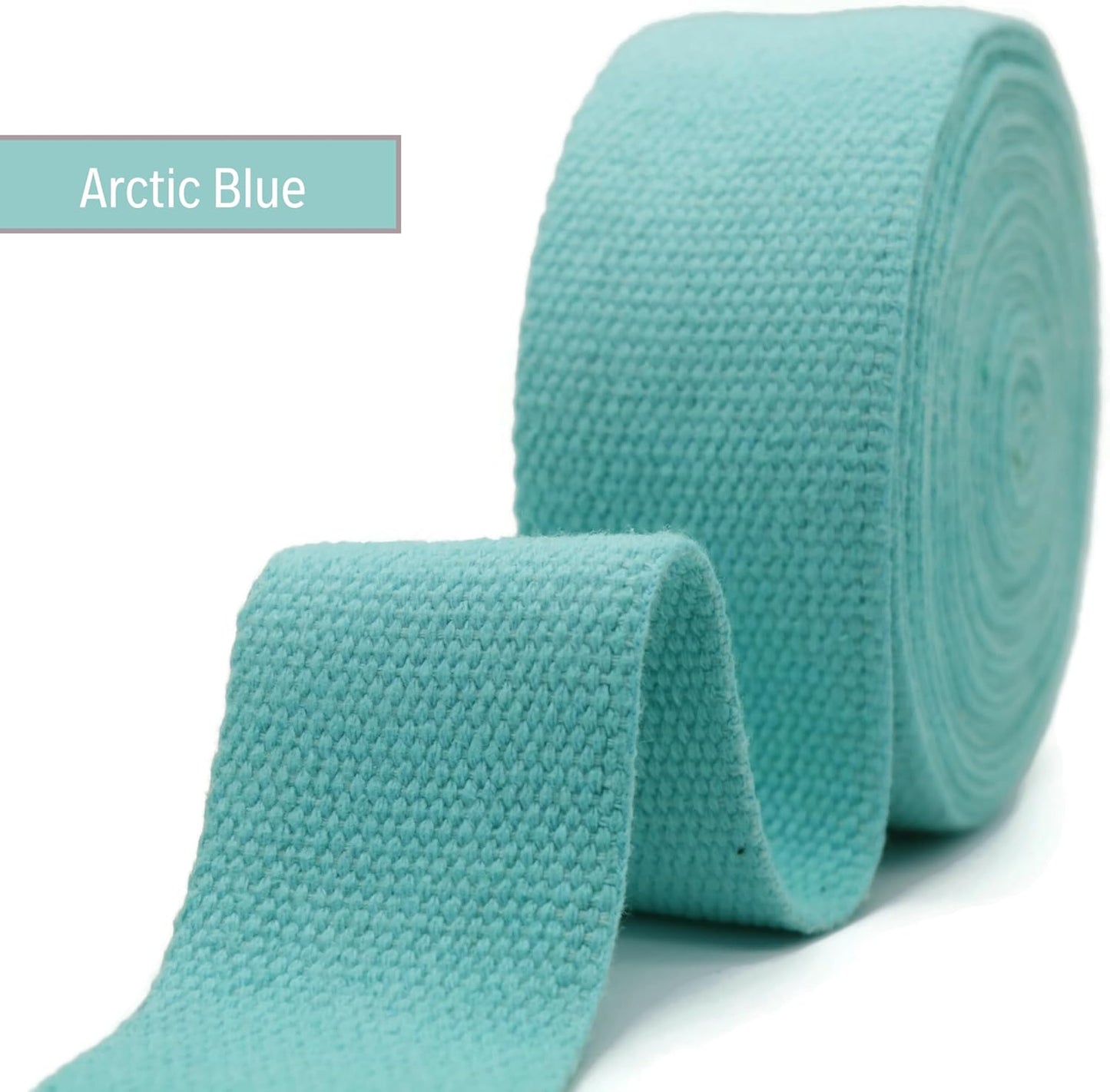 Cotton Webbing 2" & 1.5'' & 1" - 5 Yards - 50+ Colors -%100 Natural Cotton - Turkish Woven - Heavy 1 Inch 1.5 Inch 2 Inch Canvas Webbing for Sewing Straps Bags Climbing Indoors Craft DIY 11365…