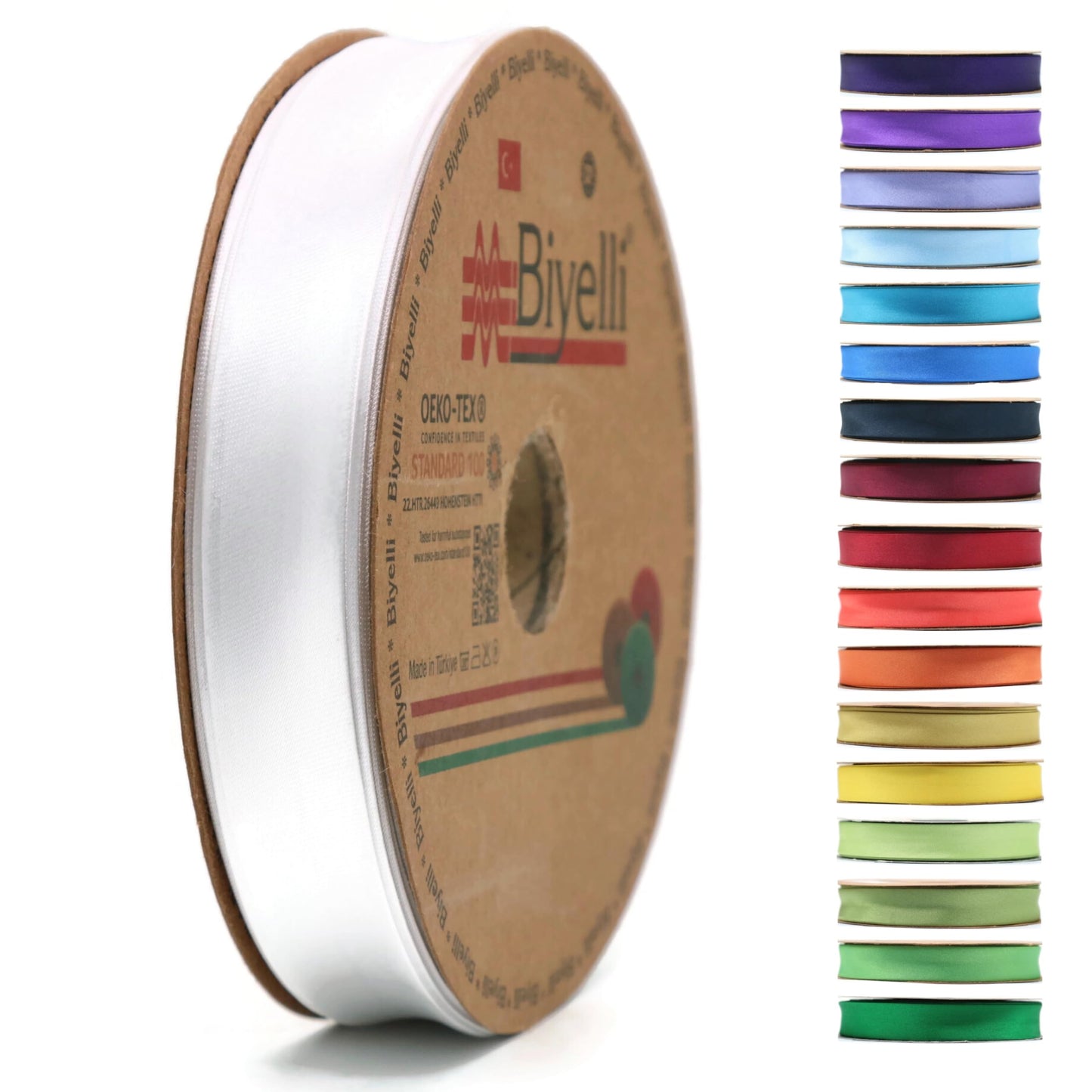 Fold Satin Bias Tape - 99+ Colors - 3/4 Inches Wide - 27 Yards - Fold Satin Binding Bias Ribbon Fabric Piping Bias Binding Tape for Sewing Clothing DIY (83. Dark Violet) BYS83